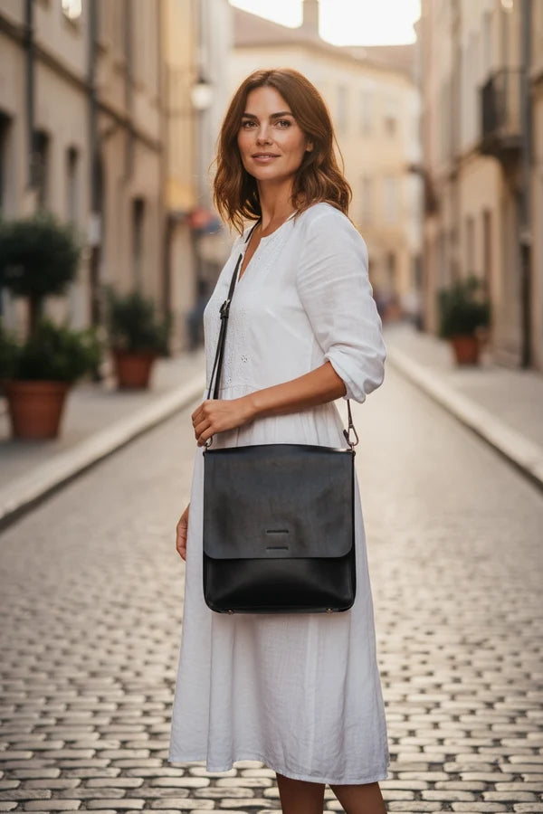 Cosgrove & Co Ghislaine Sachet Bag - Navy