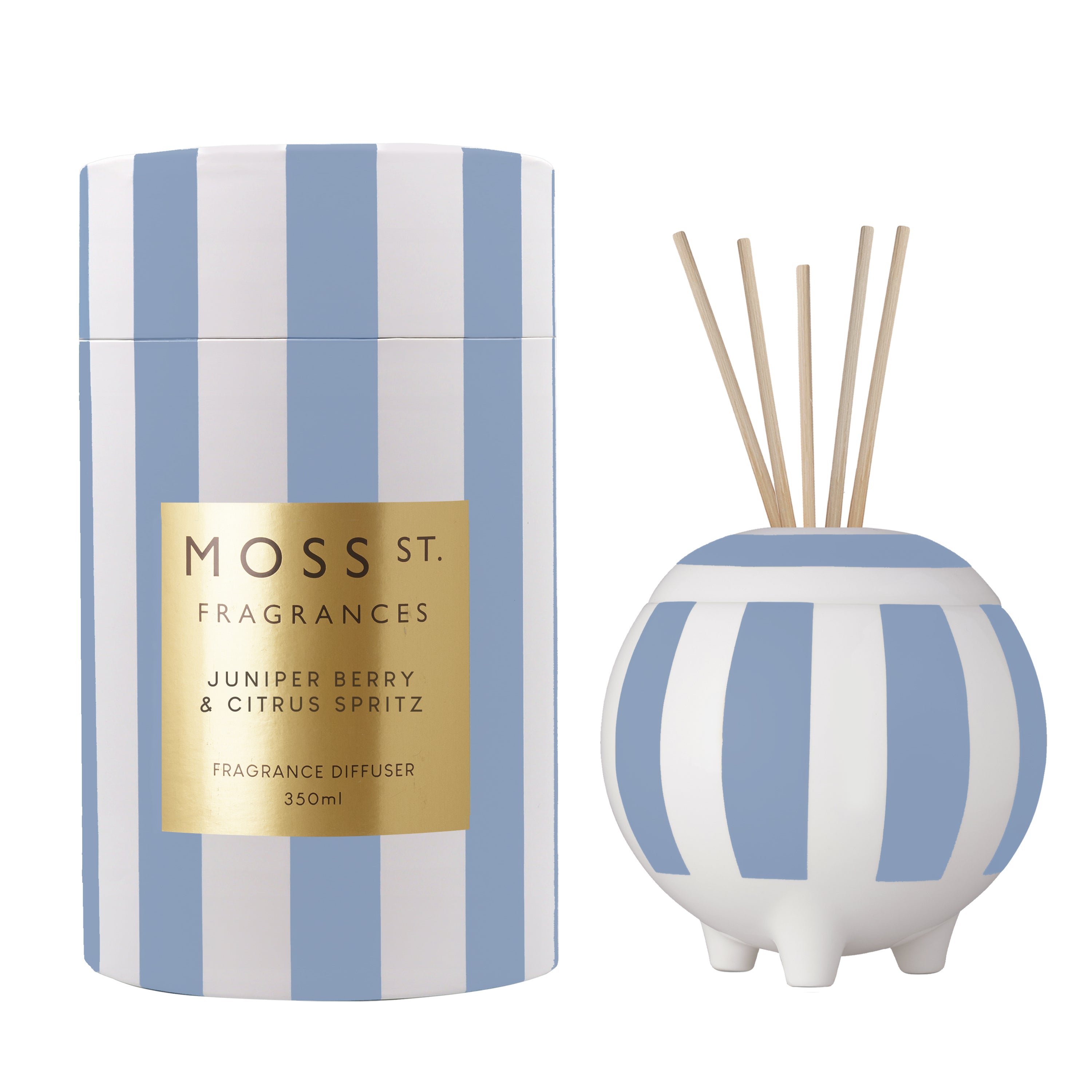 Moss St Juniper Berry & Citrus Spritz Ceramic Large Diffuser 350ml