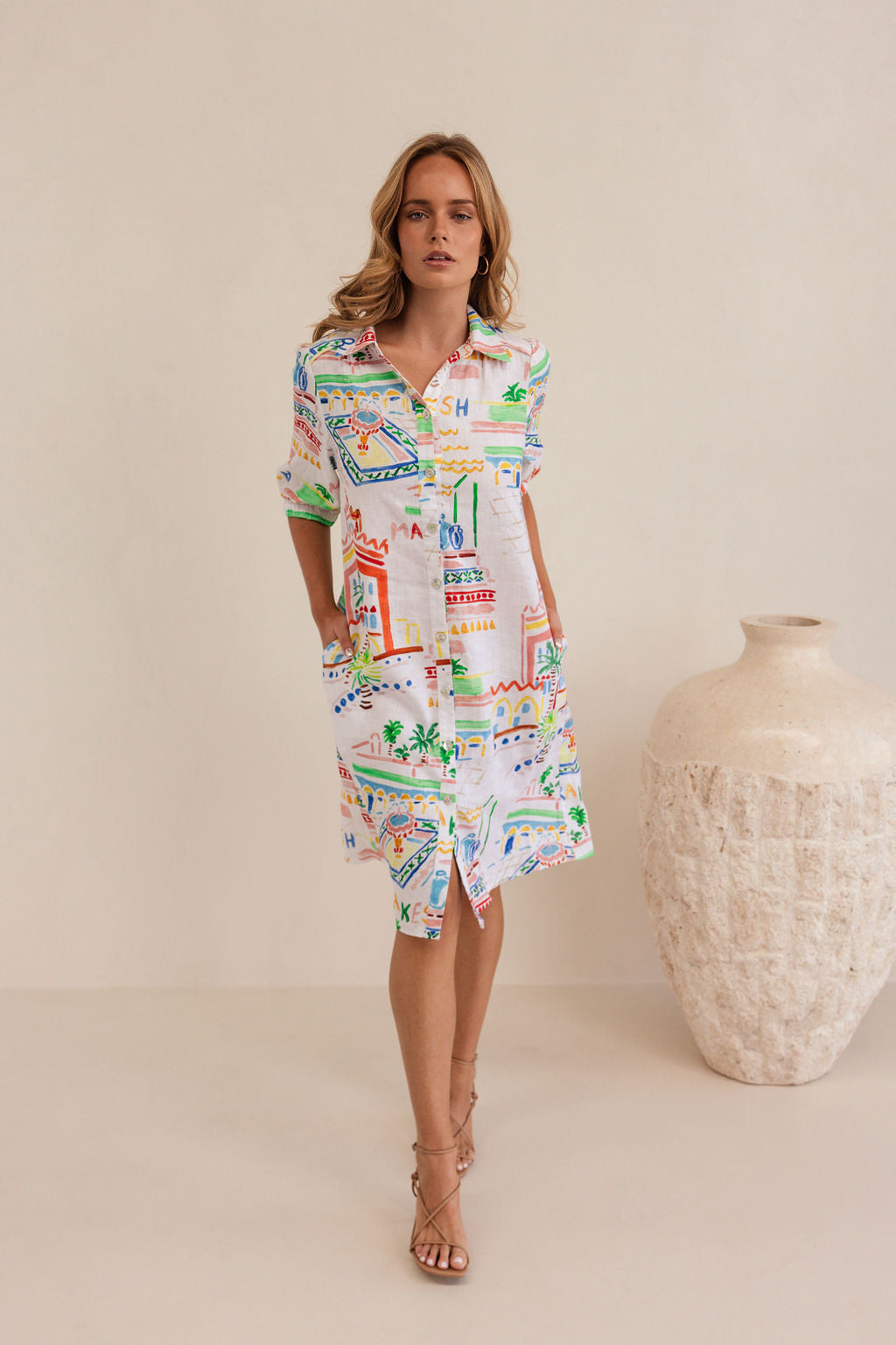 Kaleido Shirtmaker Dress - Marrakesh