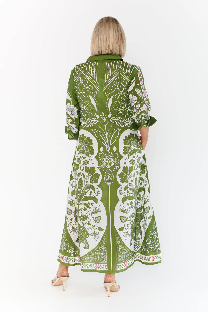 Alexander Santorini Lotus Dress - Olive
