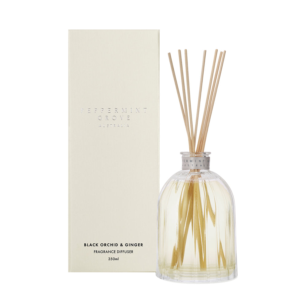 Peppermint Grove Black Orchid & Ginger Fragrance Diffuser 350ml