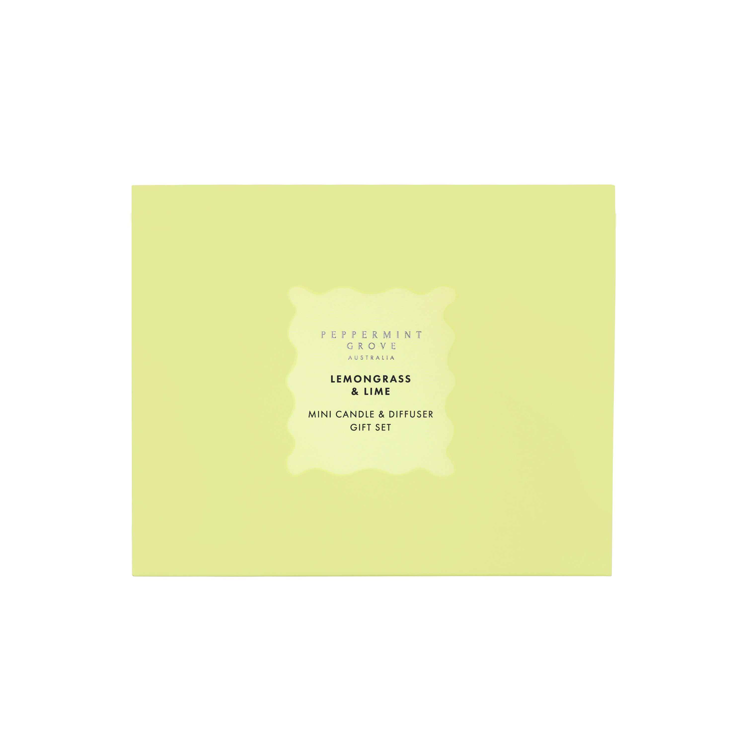 Peppermint Grove Lemongrass & Lime Candle 60g & Diffuser 100ml Set