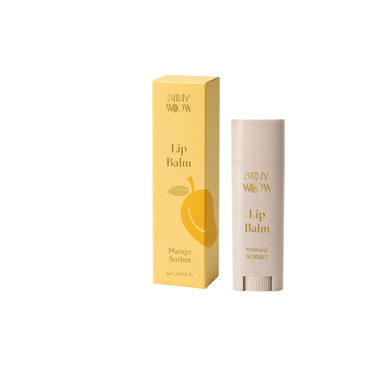 Stray Willow Lip Balm - Mango Sorbet