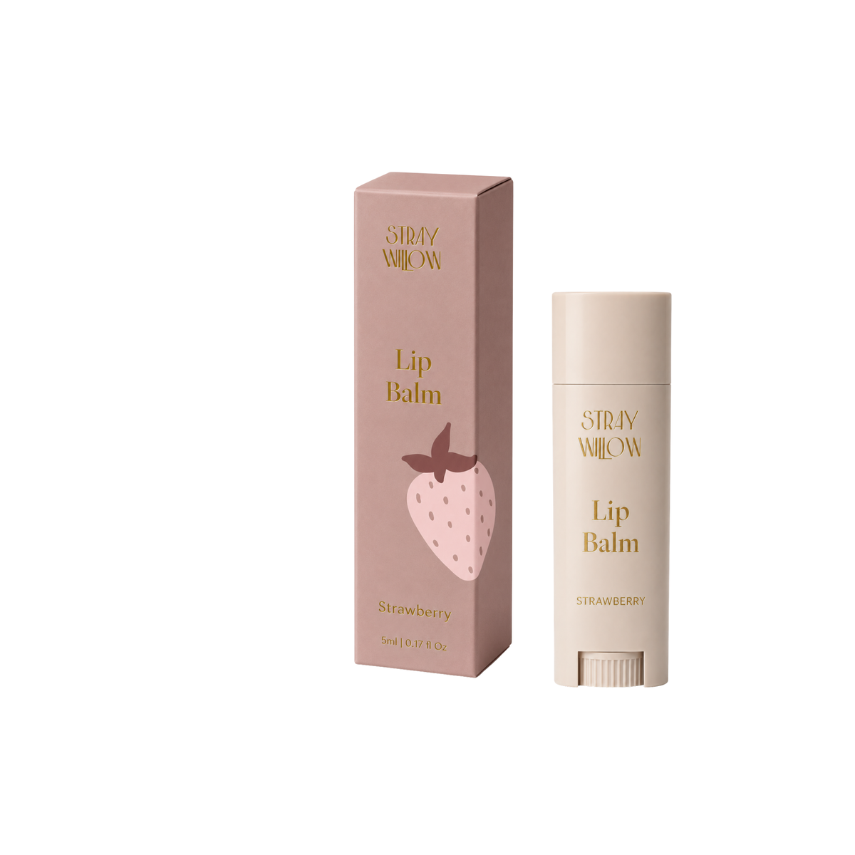 Stray Willow Lip Balm - Strawberry