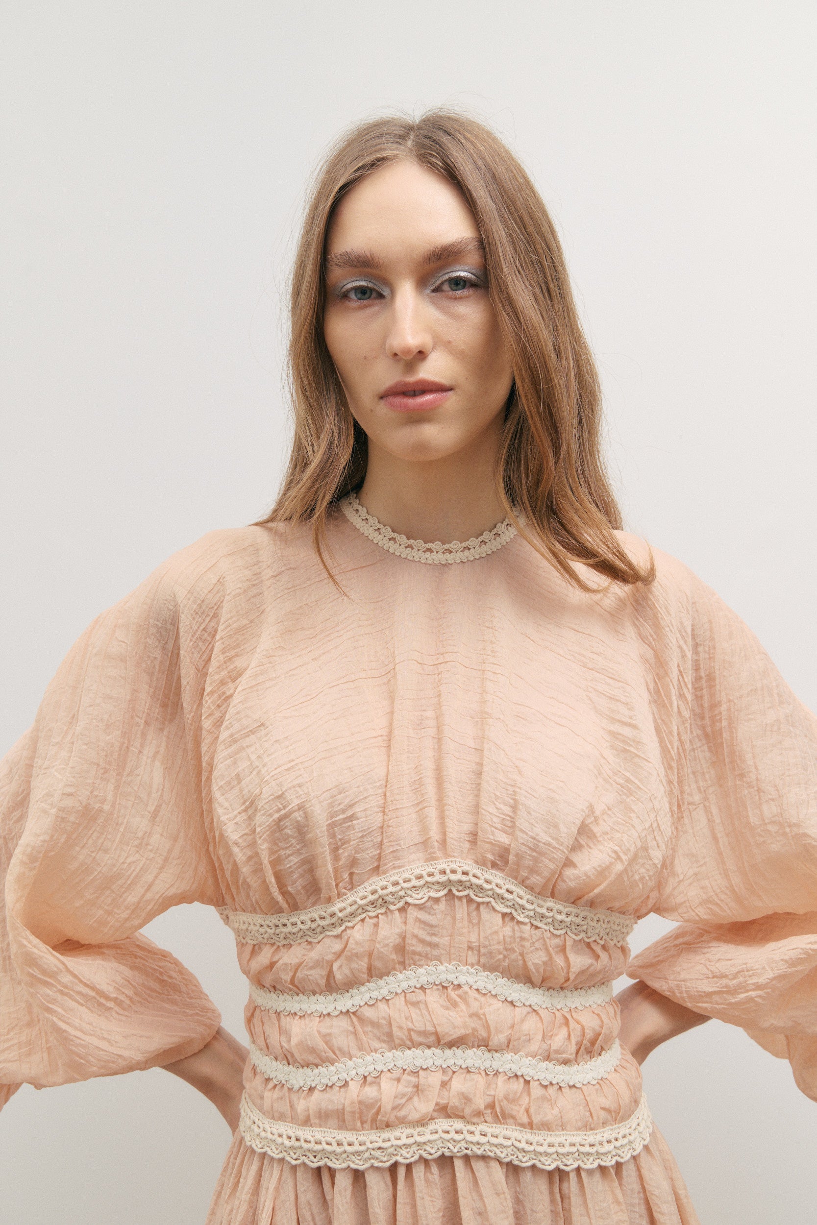 Maevarii Poetic Dreams Top - Peach Pearl