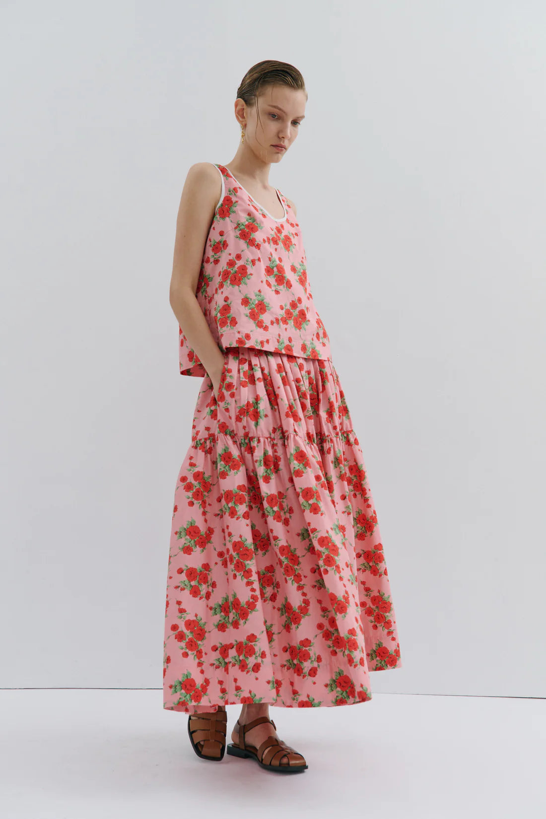 Maevarii Alice Midi Skirt - Queen of Roses