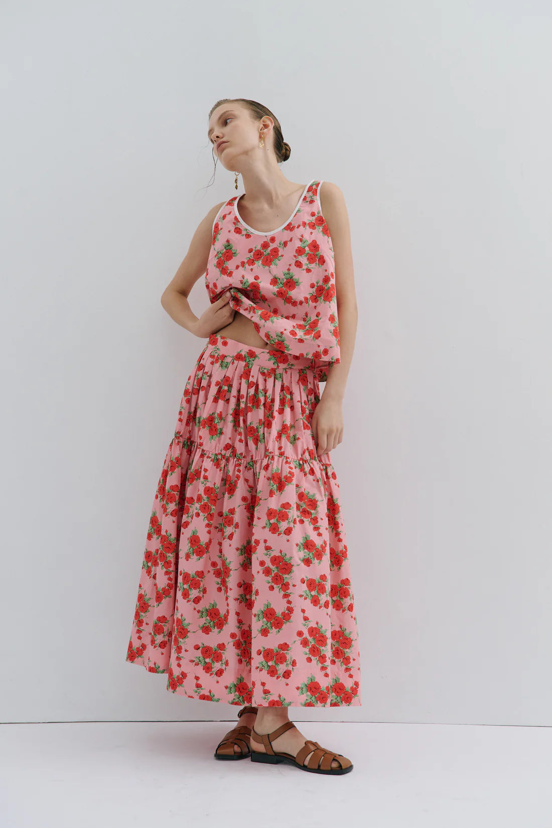 Maevarii Alice Midi Skirt - Queen of Roses