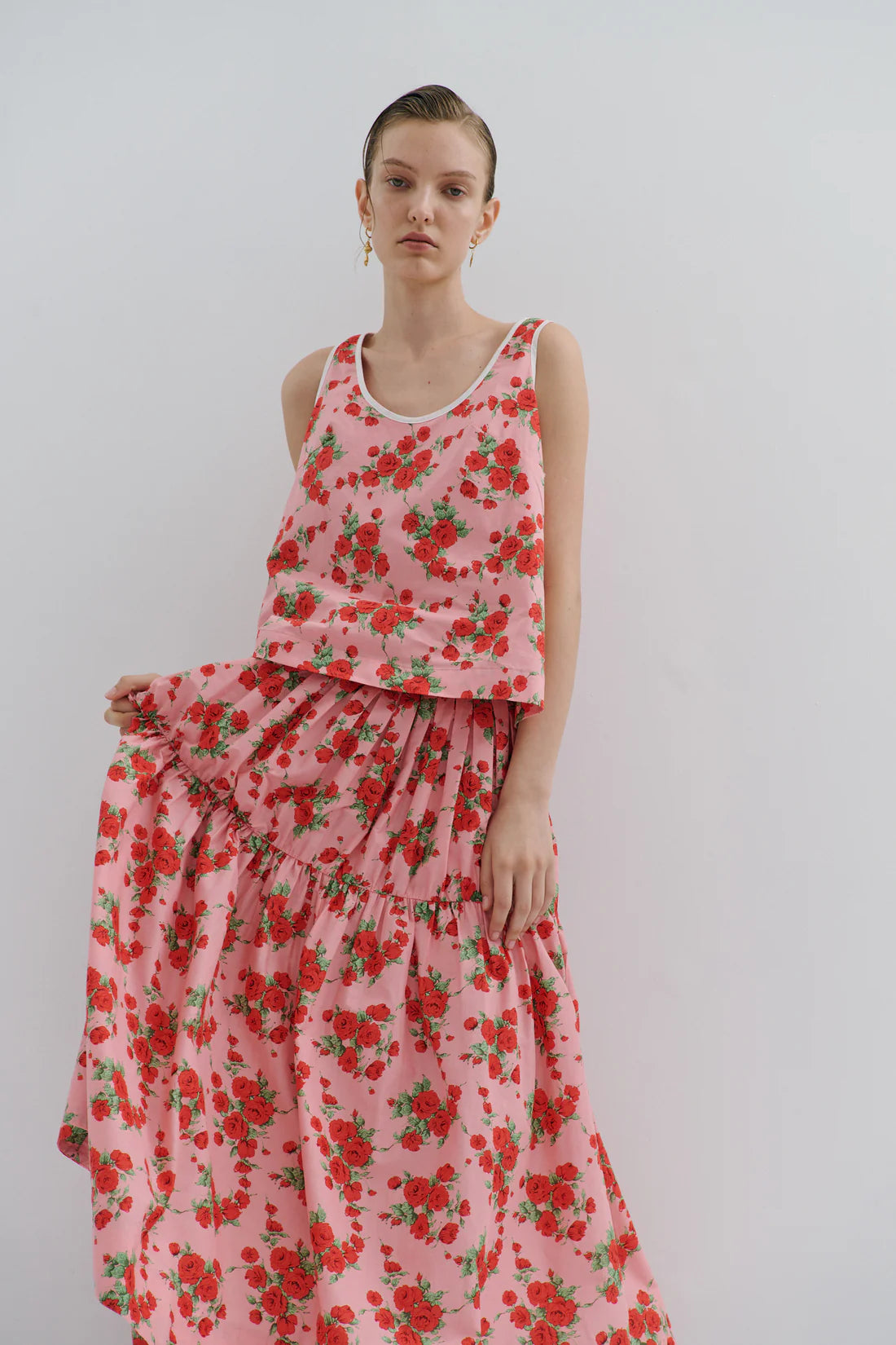 Maevarii Alice Midi Skirt - Queen of Roses
