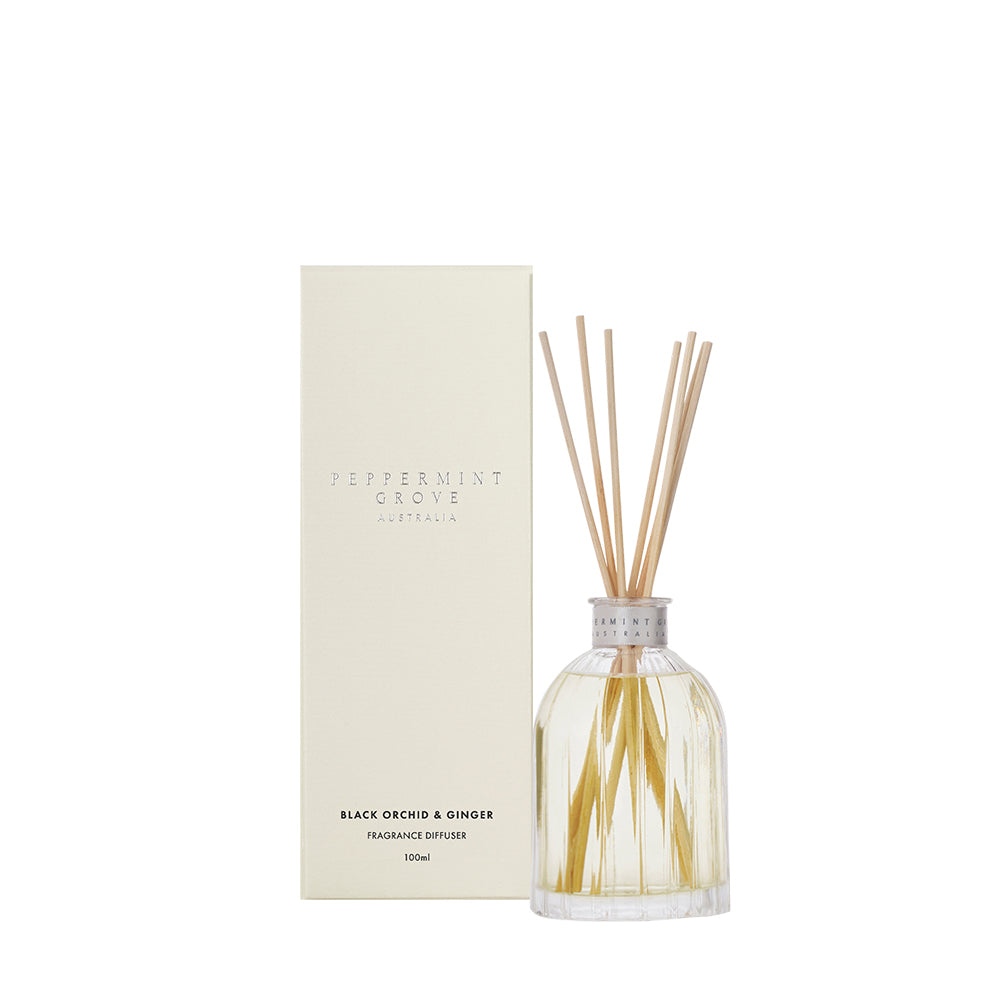 Peppermint Grove Black Orchid & Ginger Fragrance Diffuser 100ml