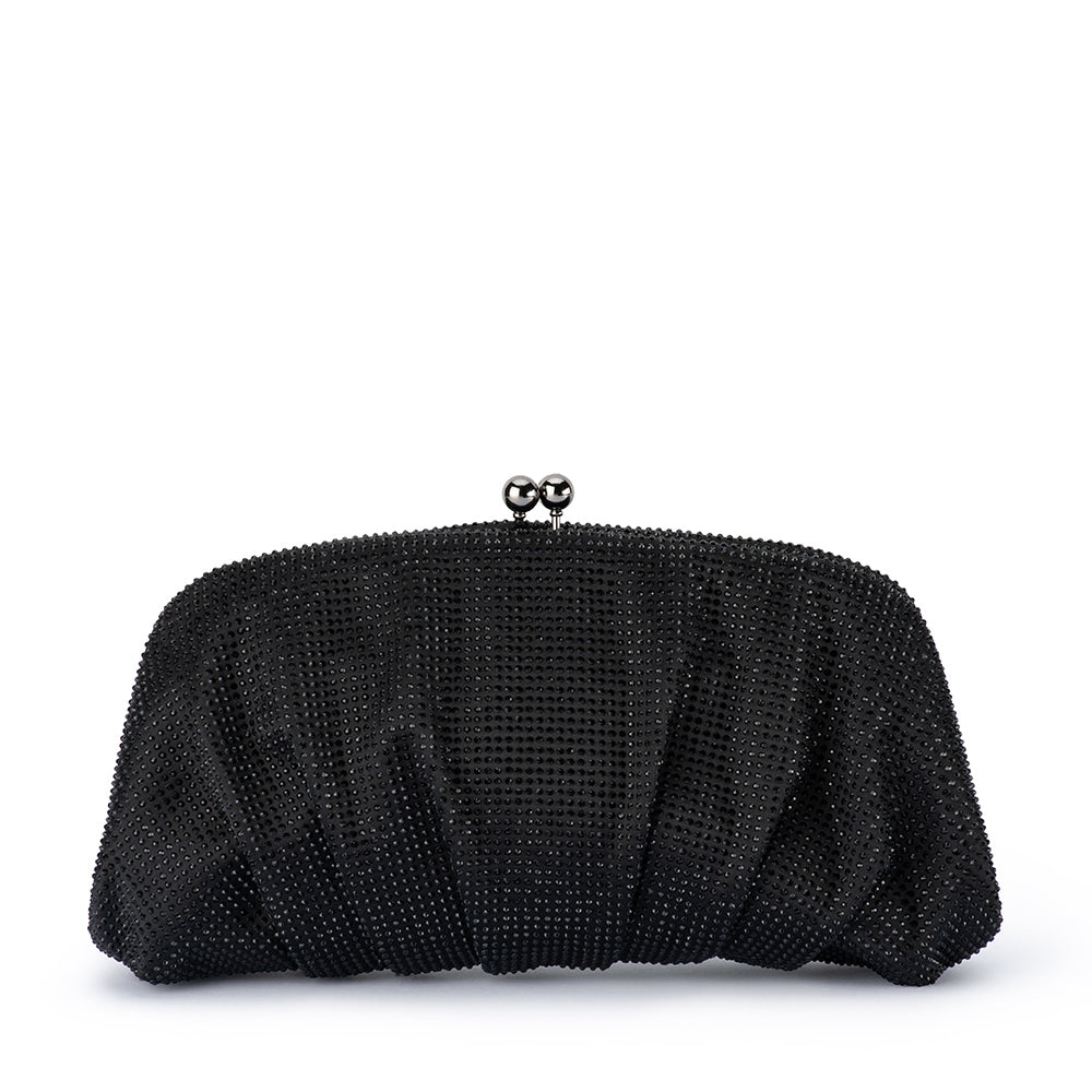 Olga Berg Aria Frame Purse - Black