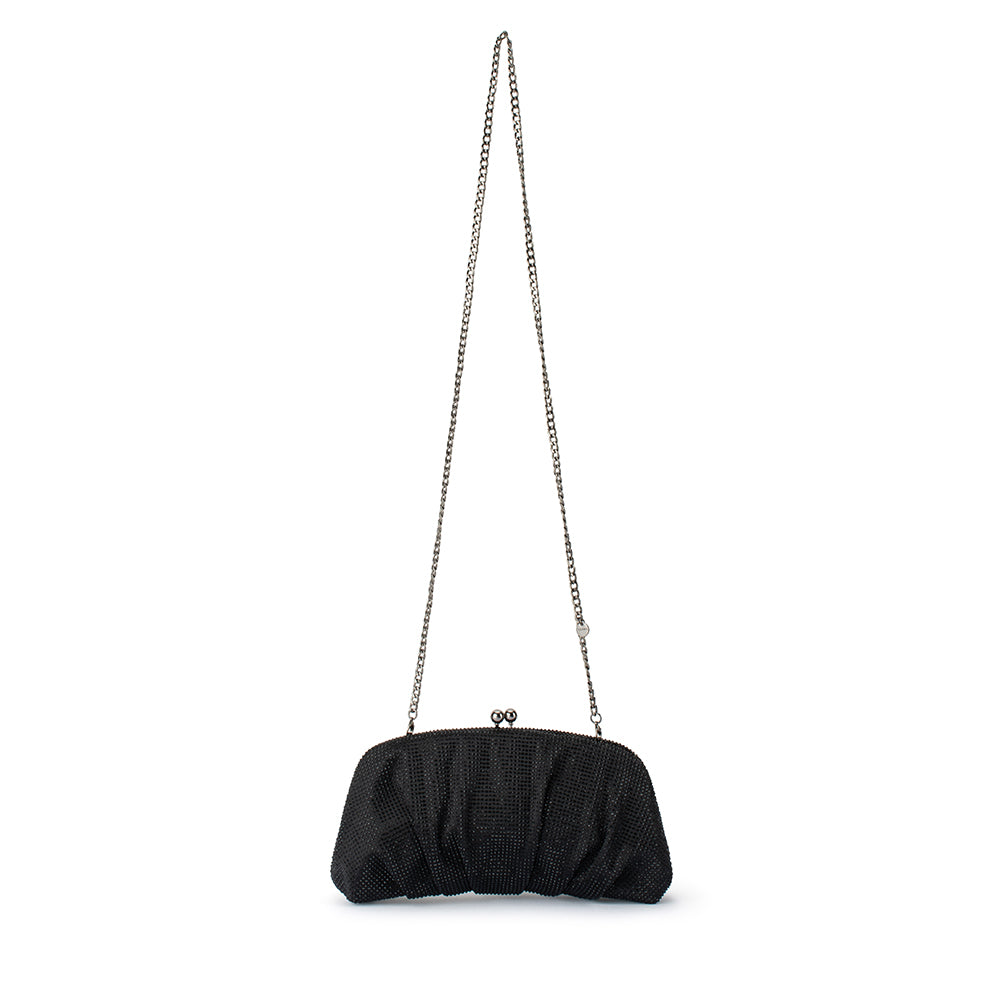 Olga Berg Aria Frame Purse - Black