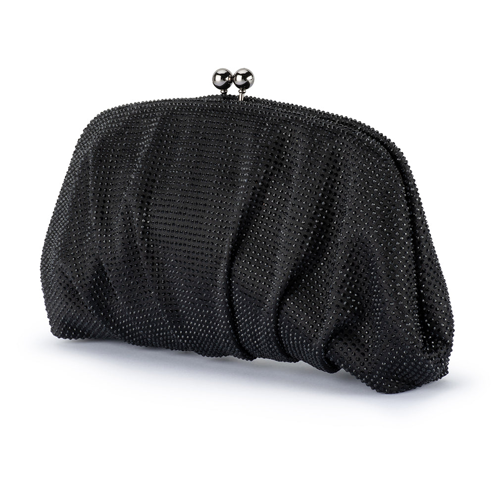 Olga Berg Aria Frame Purse - Black