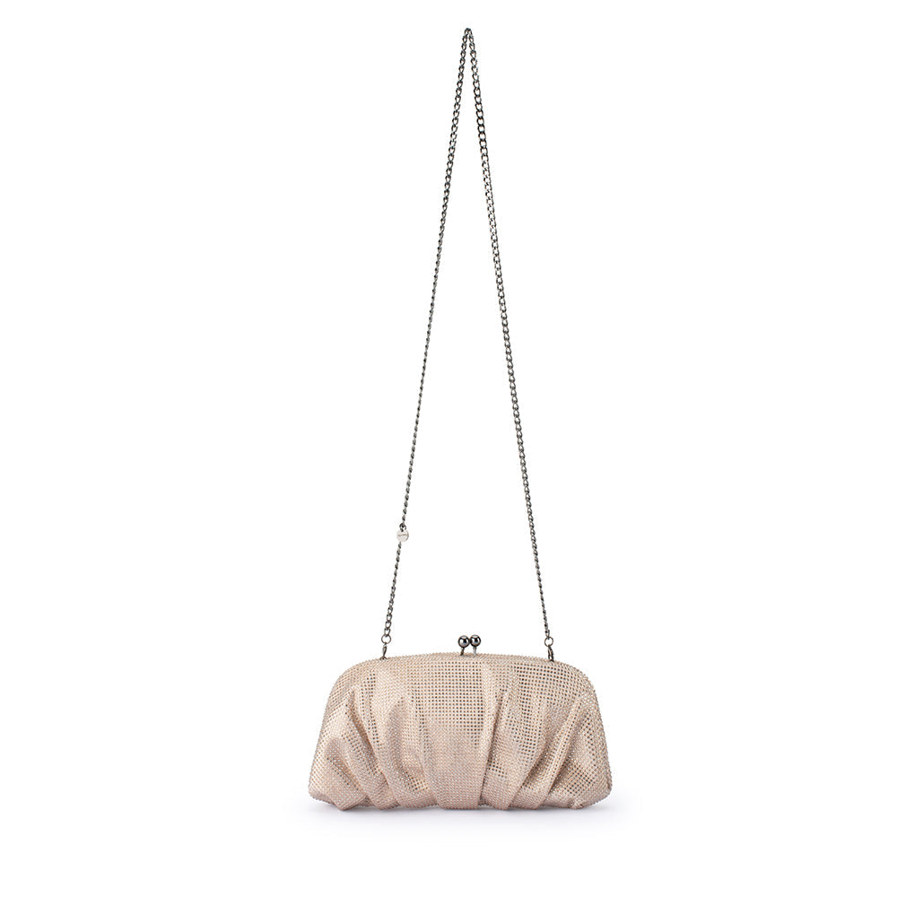 Olga Berg Aria Frame Purse - Natural