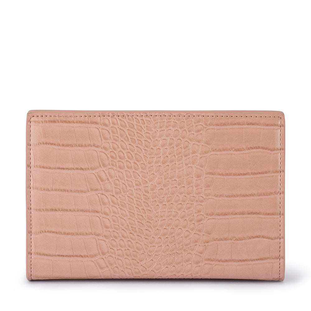 Olga Berg Luna A-Line Clutch - Blush