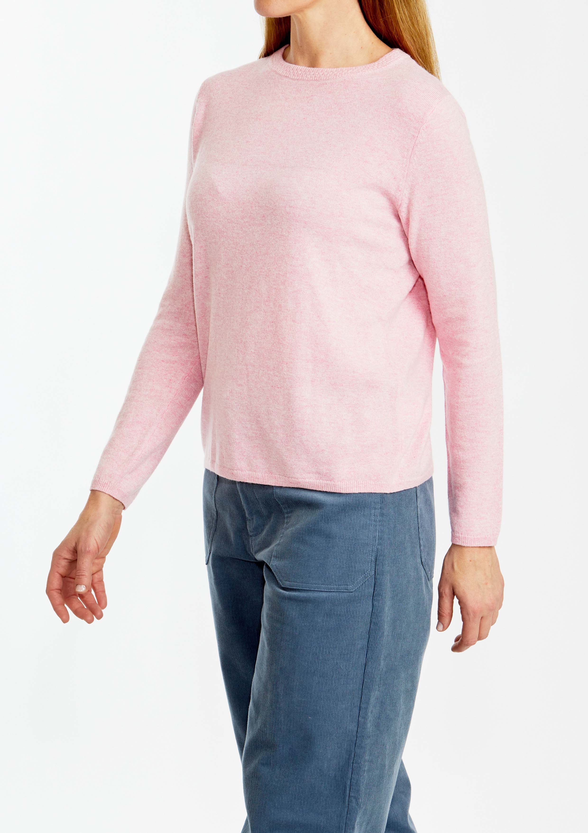 Ping Pong Button Back Pullover - Fairy Floss Marle