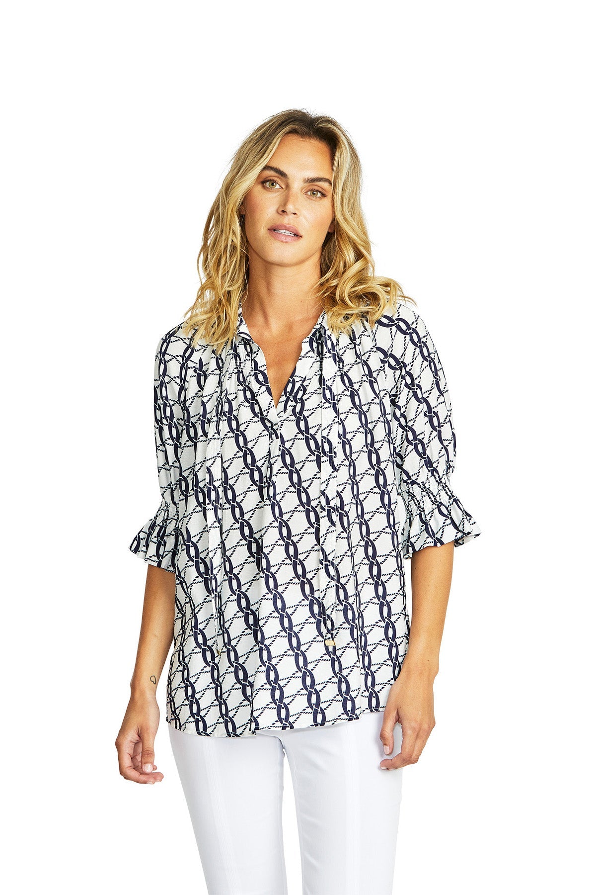 Ping Pong Chain Tunic Blouse