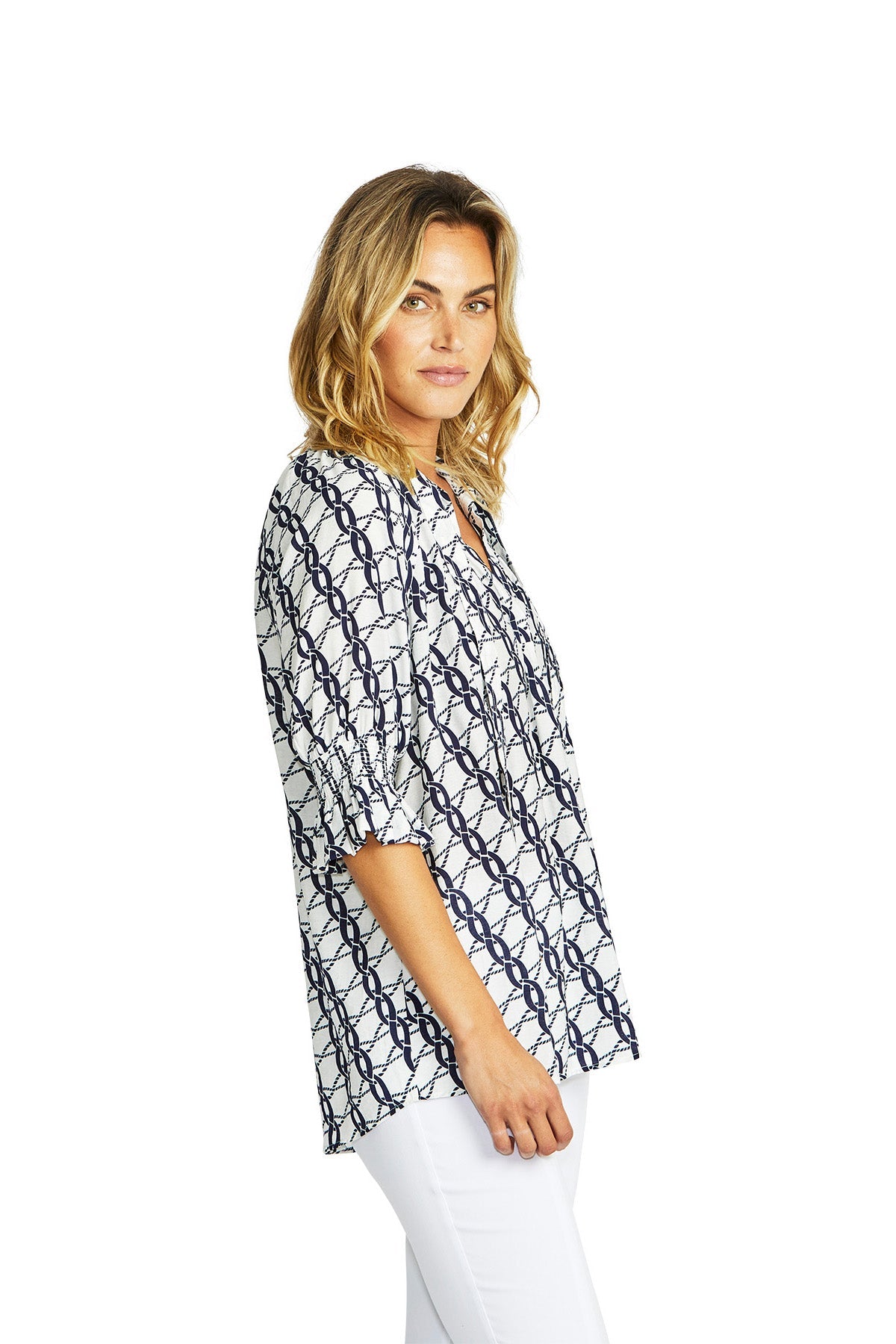 Ping Pong Chain Tunic Blouse