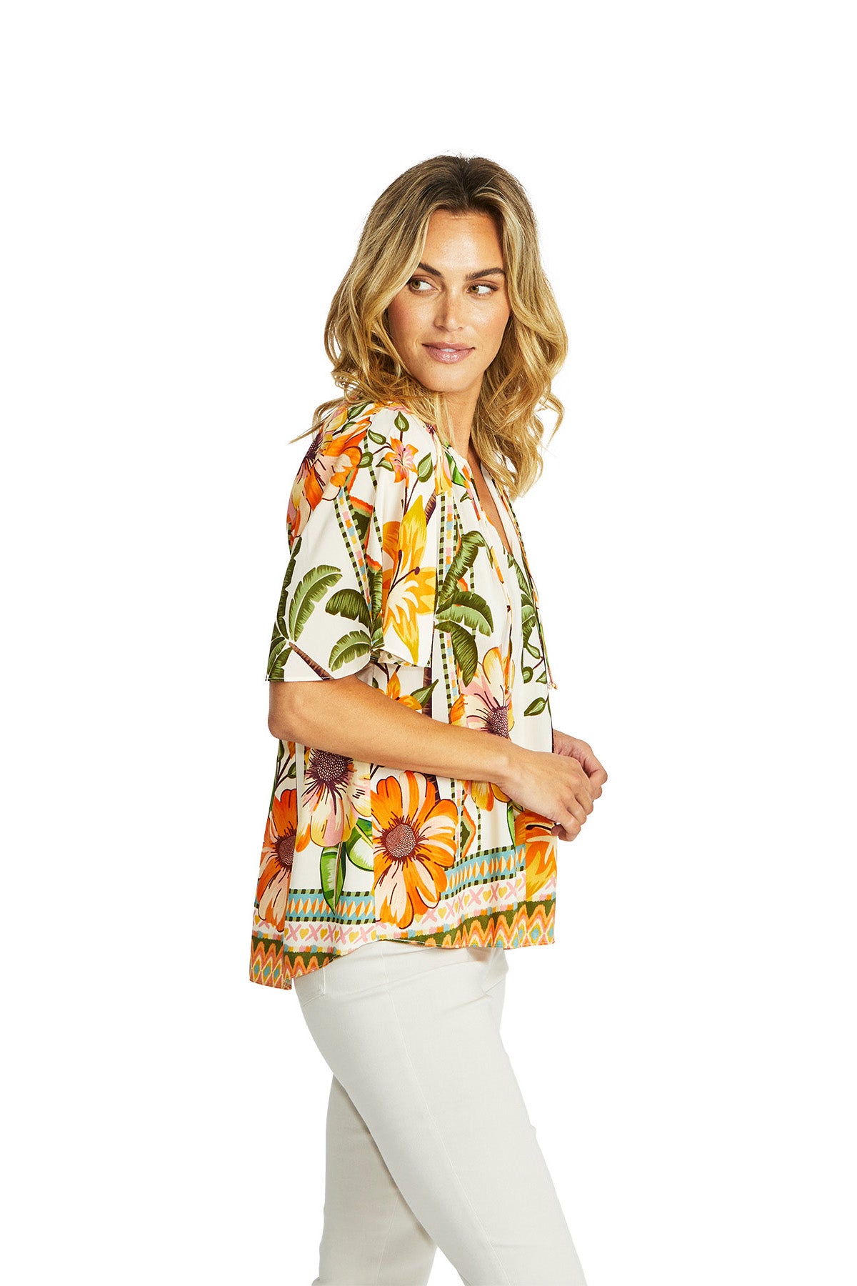 Ping Pong Ipanema Bell Sleeve Blouse