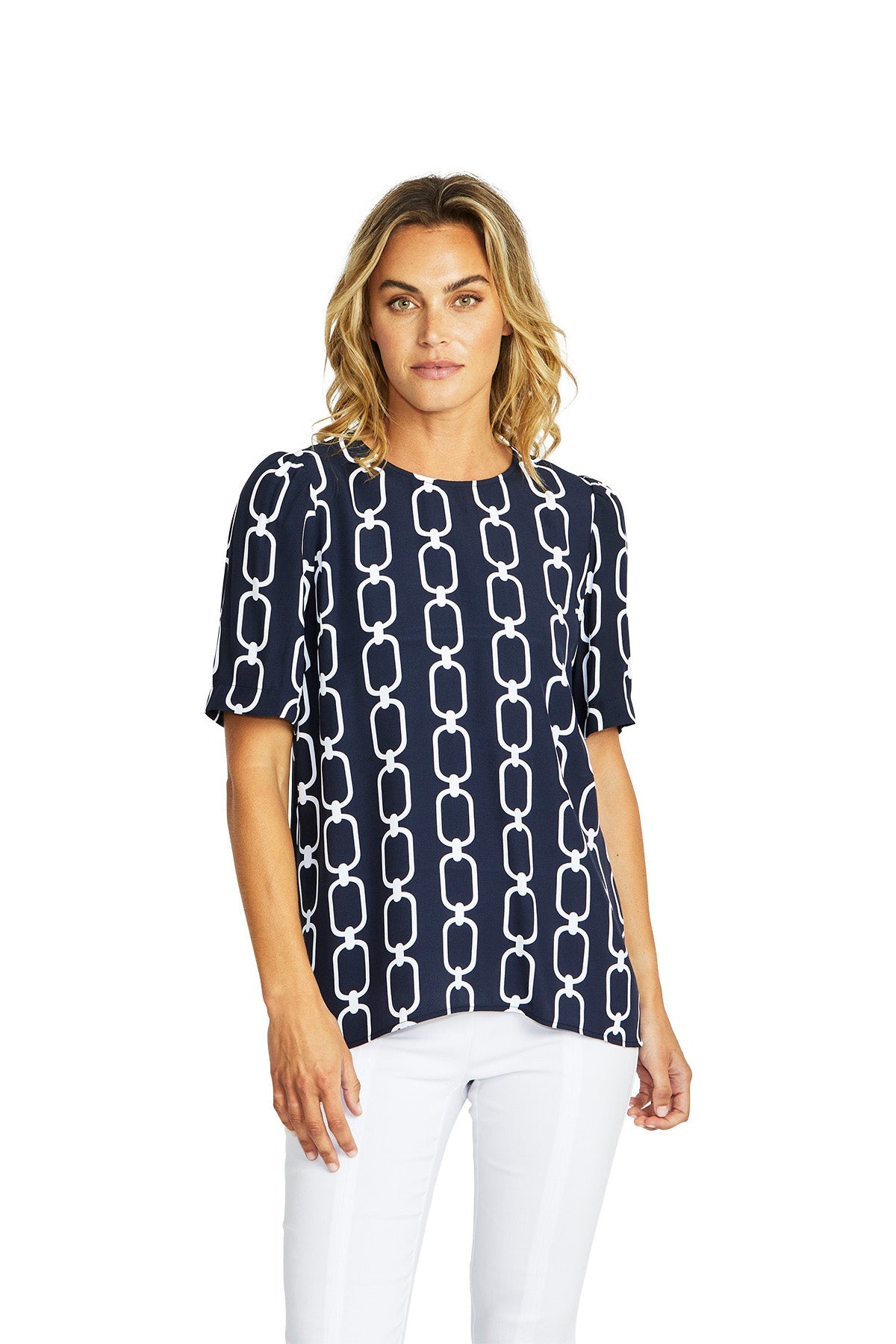 Ping Pong Chain Short Sleeve Swing Top