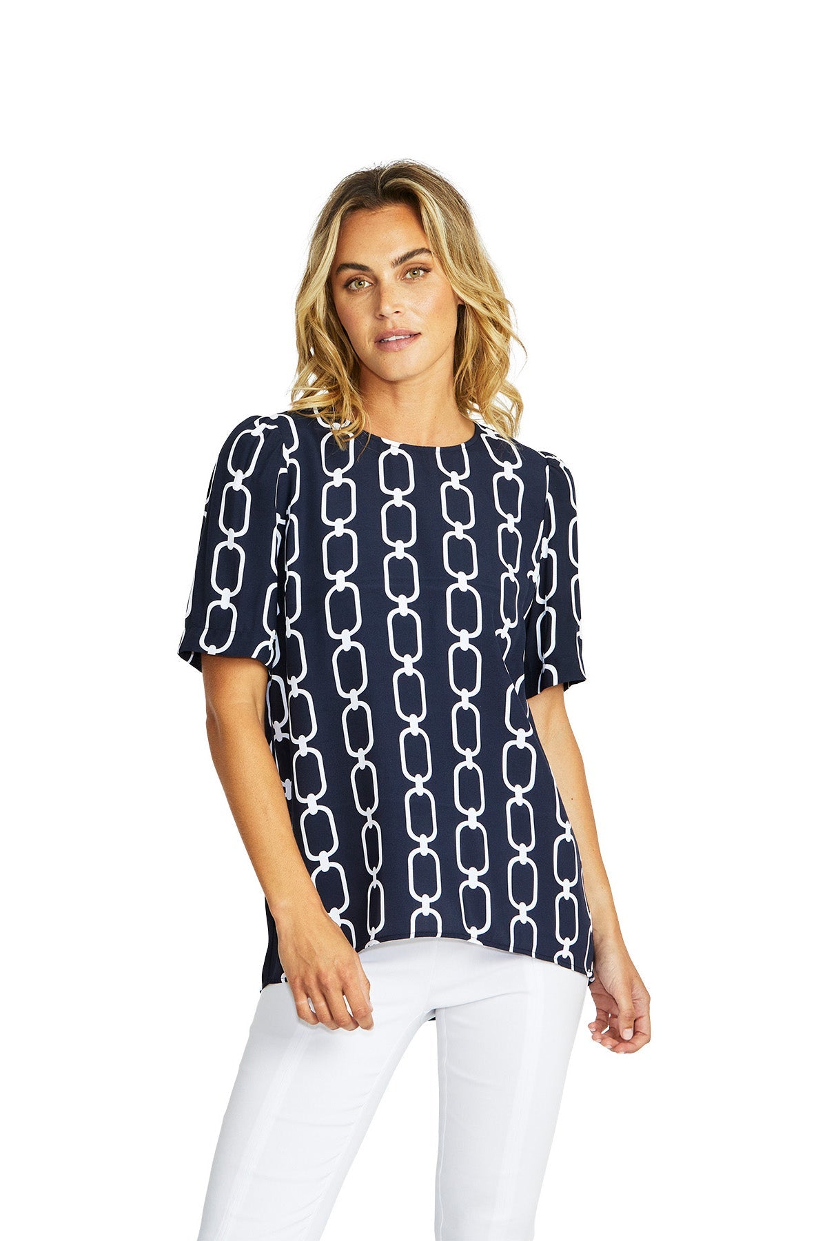 Ping Pong Chain Short Sleeve Swing Top