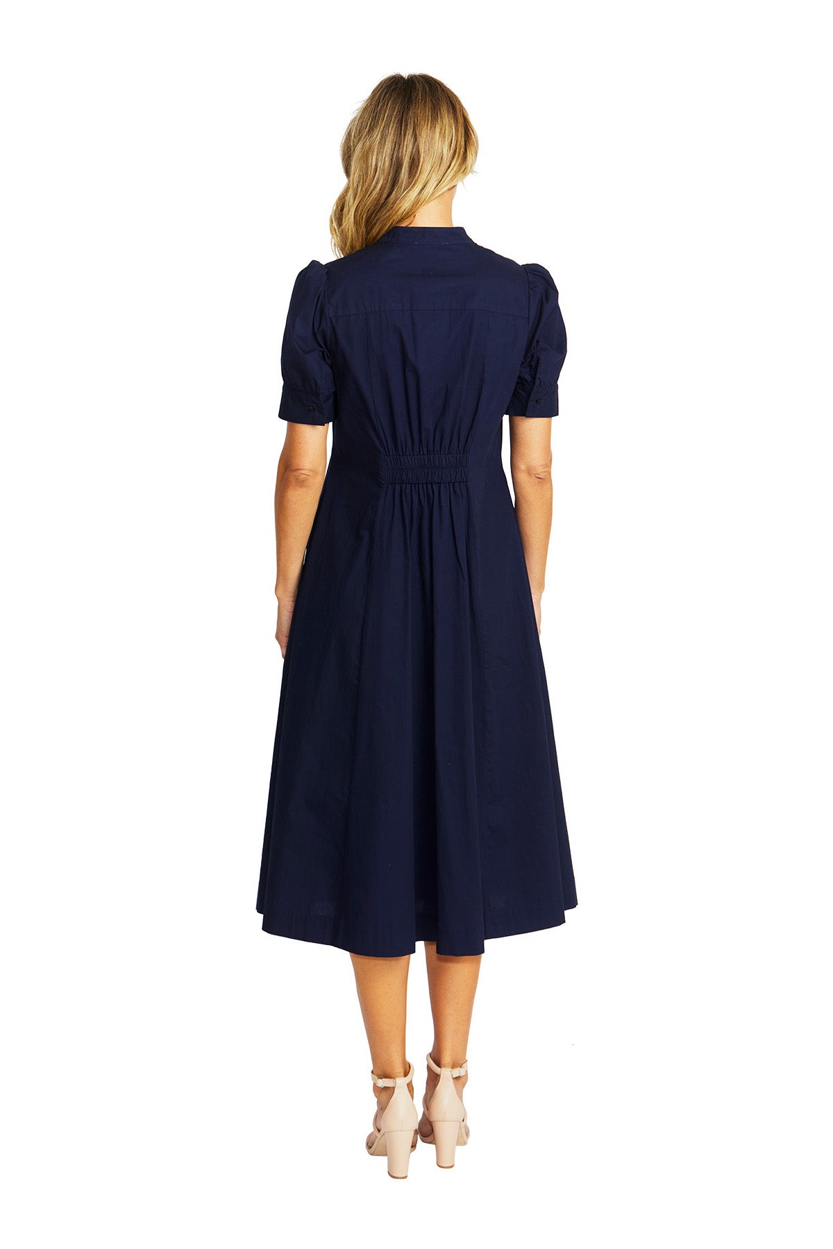 Ping Pong Audrey Rosette Dress - Navy