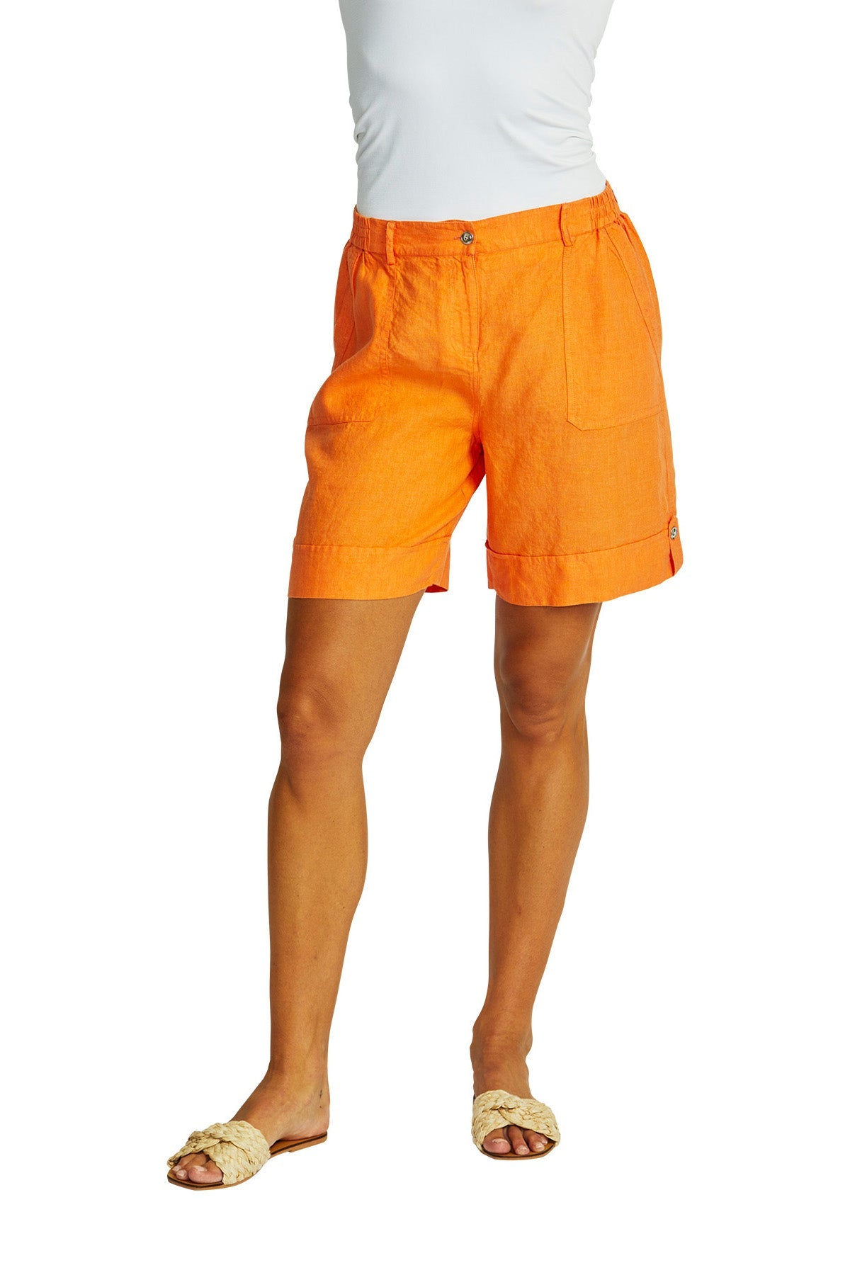 Ping Pong Mila Linen Shorts - Jaffa