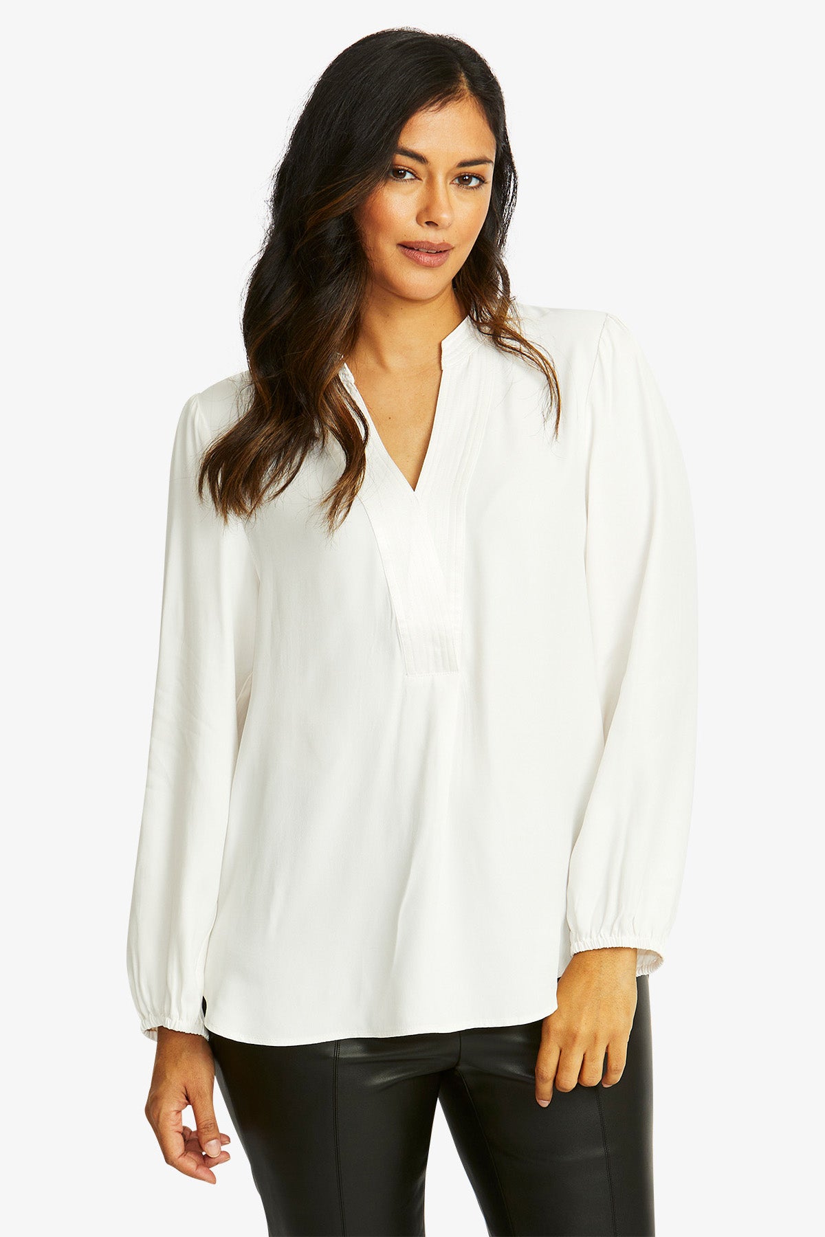 Ping Pong Nickie Long Sleeve Top - Ivory