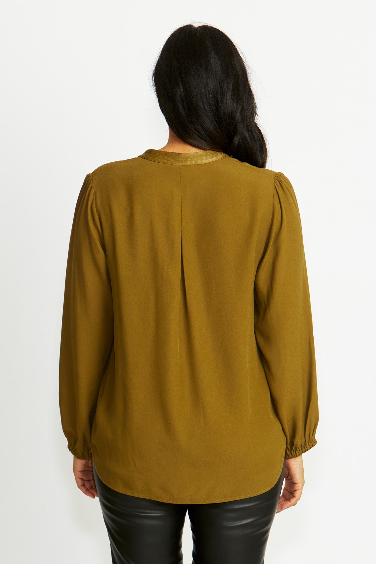 Ping Pong Nickie Long Sleeve Top - Khaki