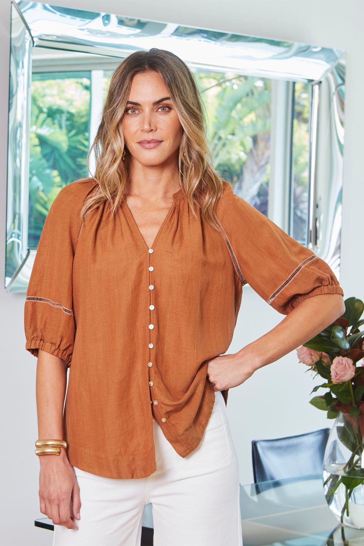 Ping Pong Mila Top - Biscotti