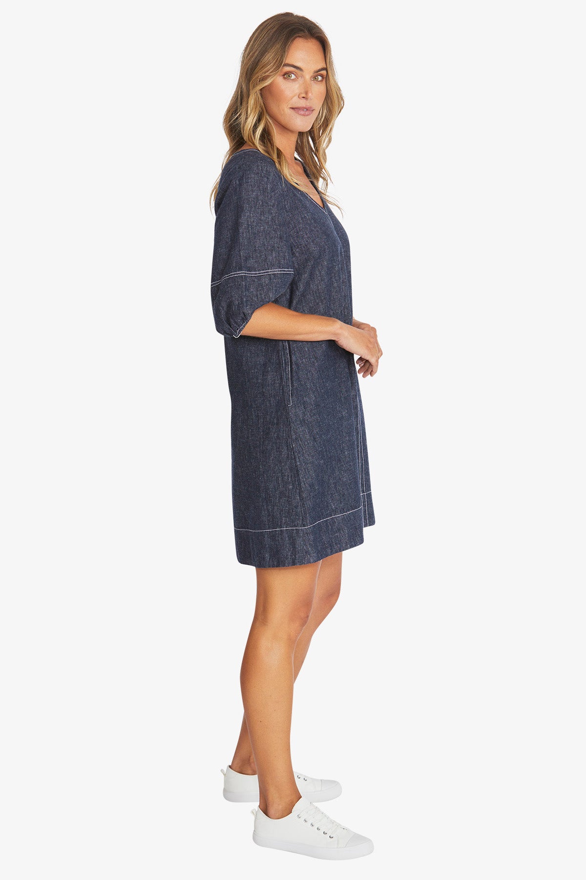 Ping Pong Taylor Dress - Indigo Mix