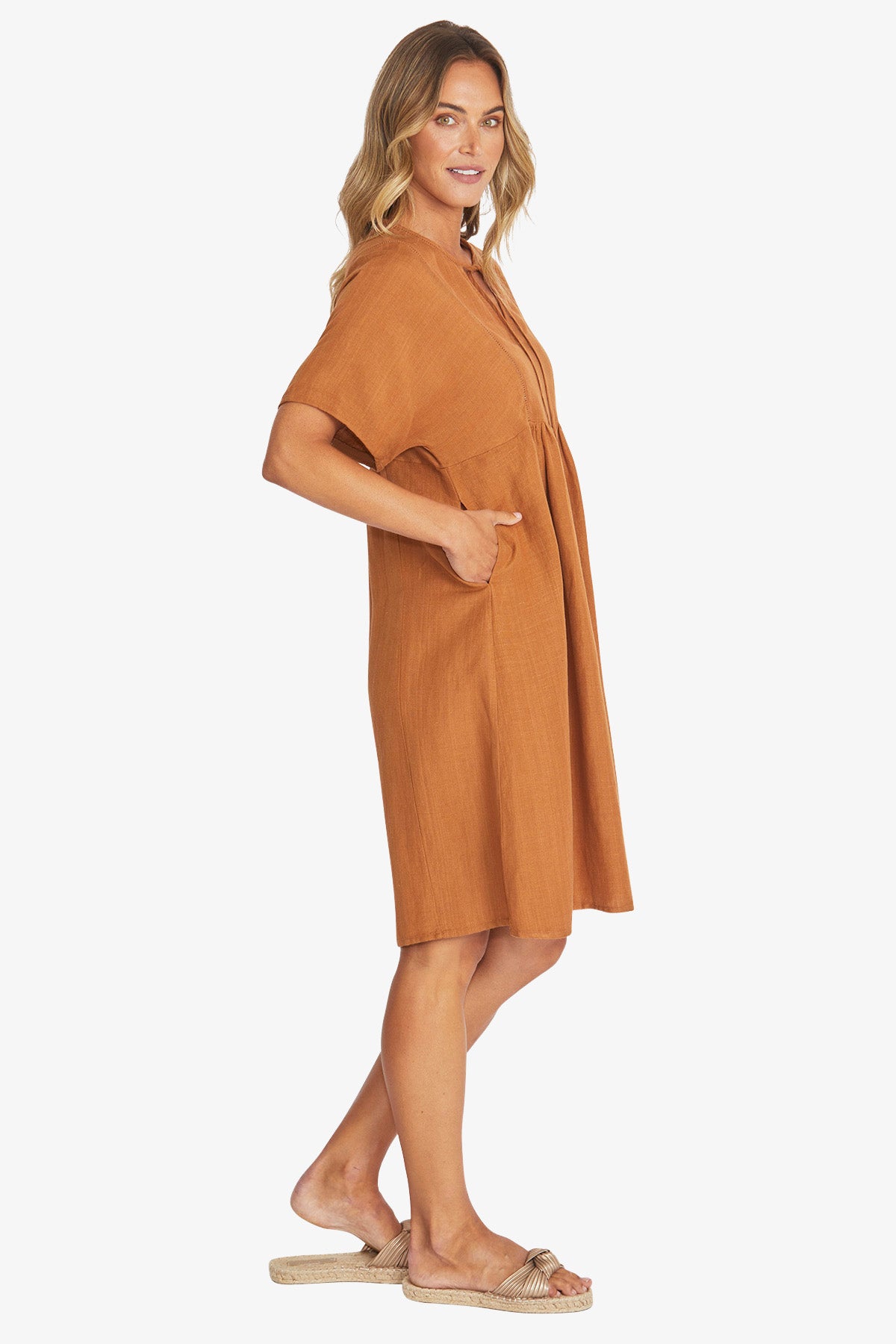 Ping Pong Bobbi Dress - Biscotti
