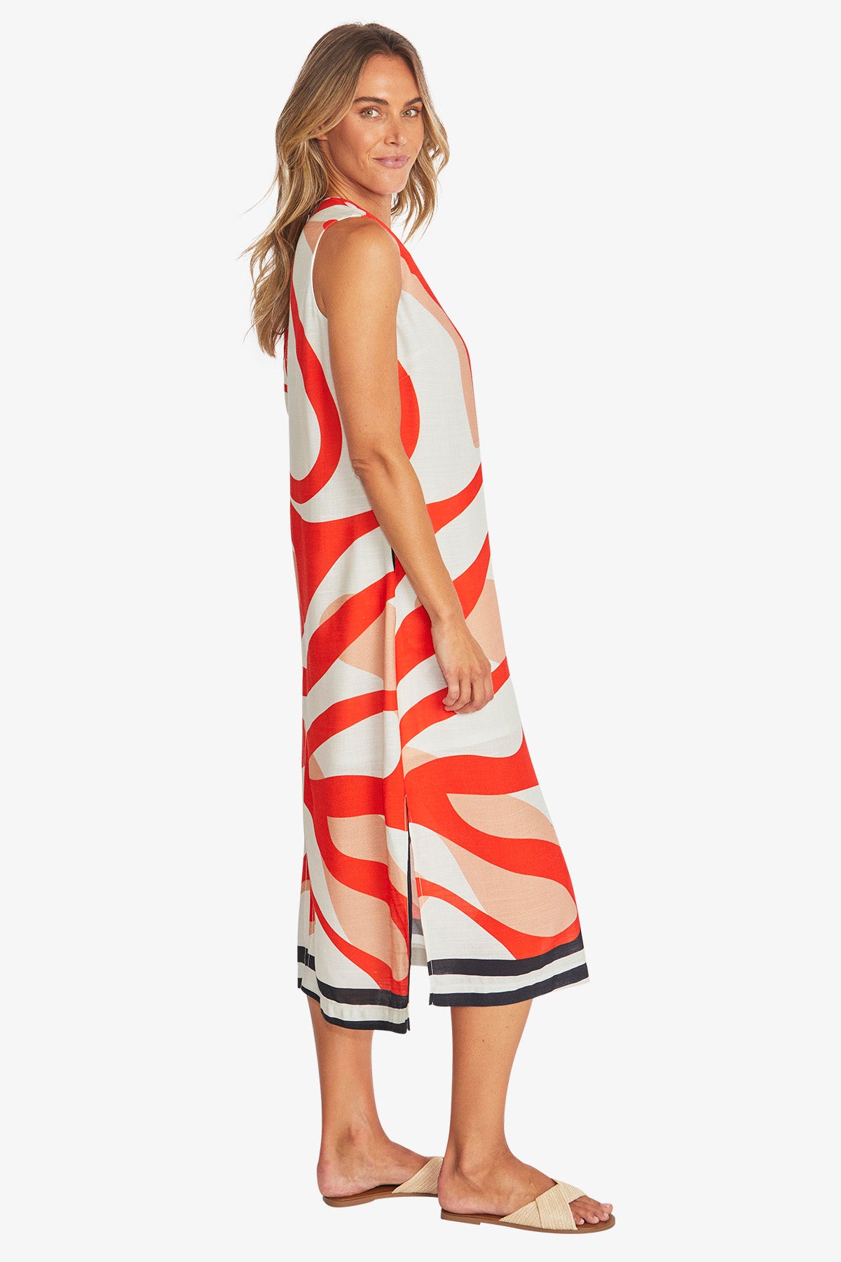 Ping Pong Linear Maxi Dress