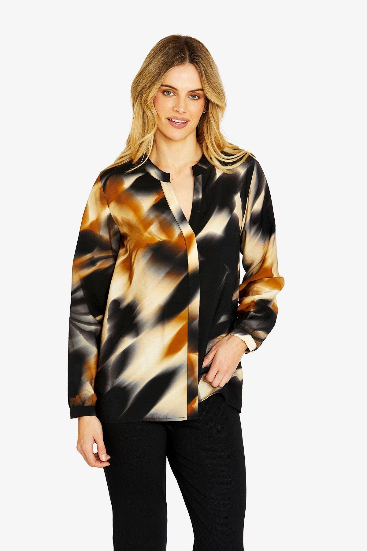 Ping Pong Aurora Pintuck Blouse