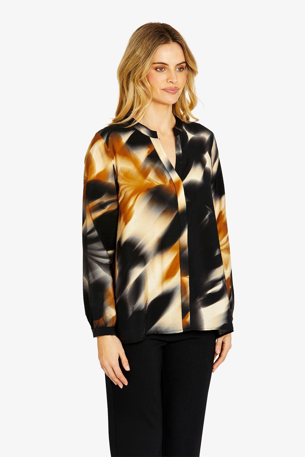 Ping Pong Aurora Pintuck Blouse