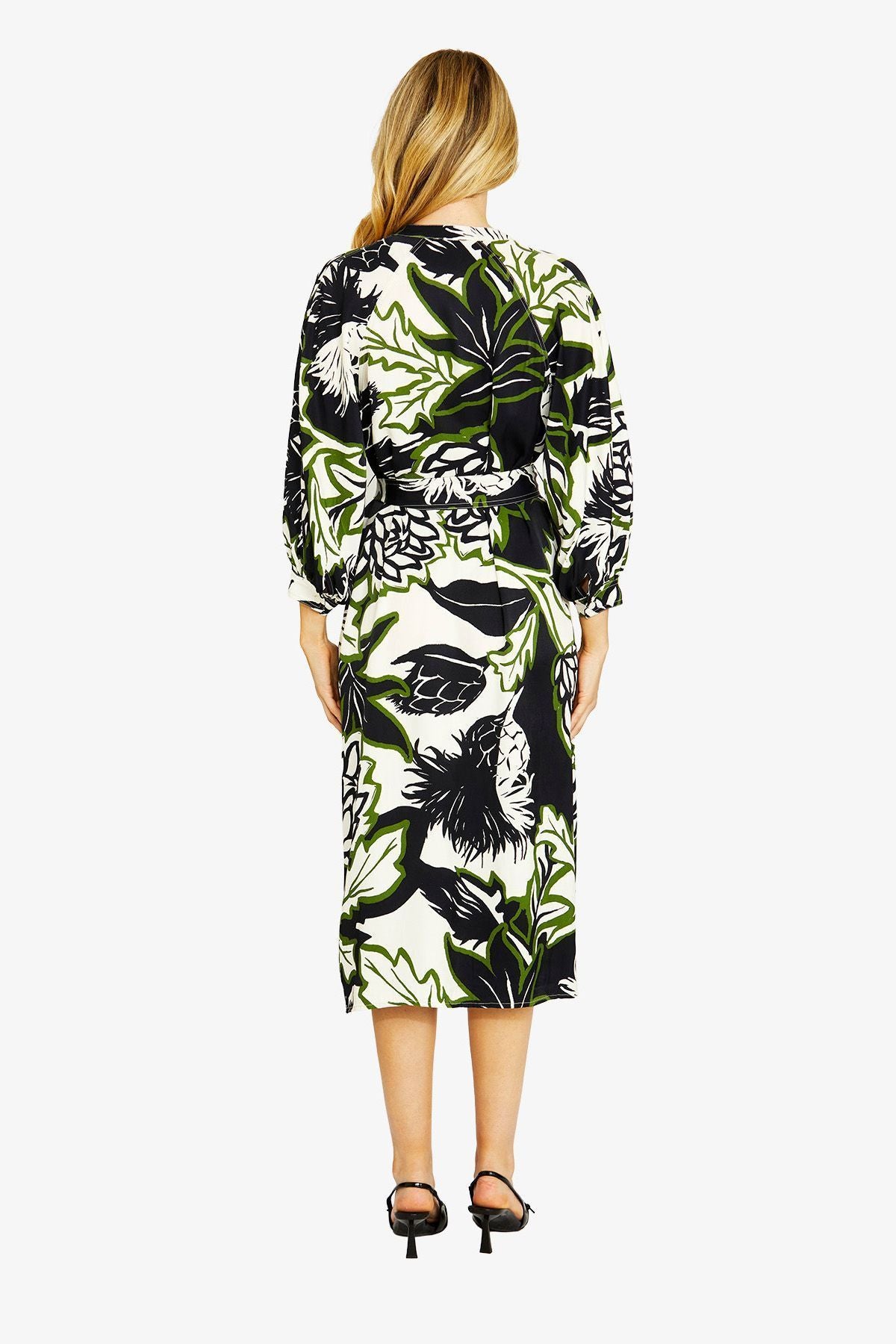 Ping Pong Nella Raglan Dress - Abstract Floral