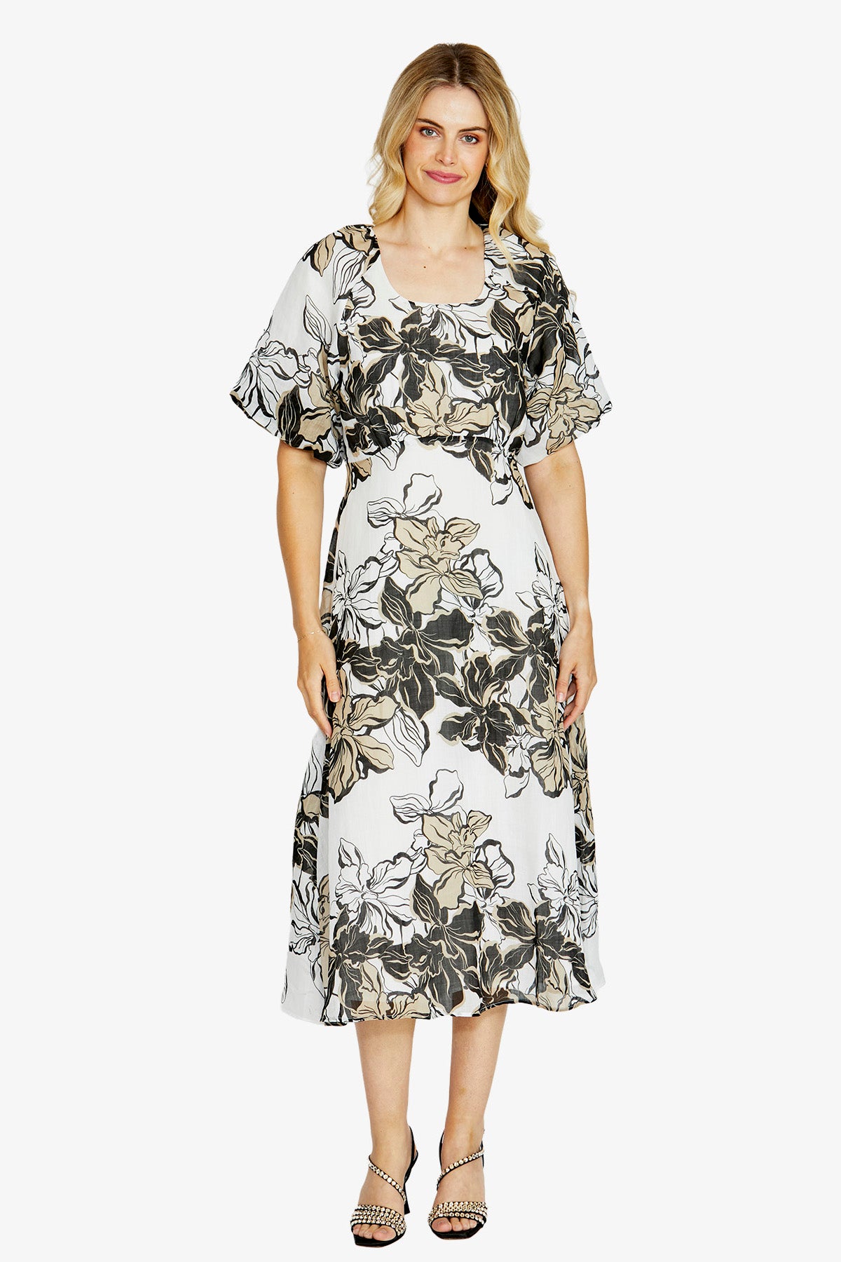 Ping Pong Eden Raglan Maxi Dress - Floral Races Print