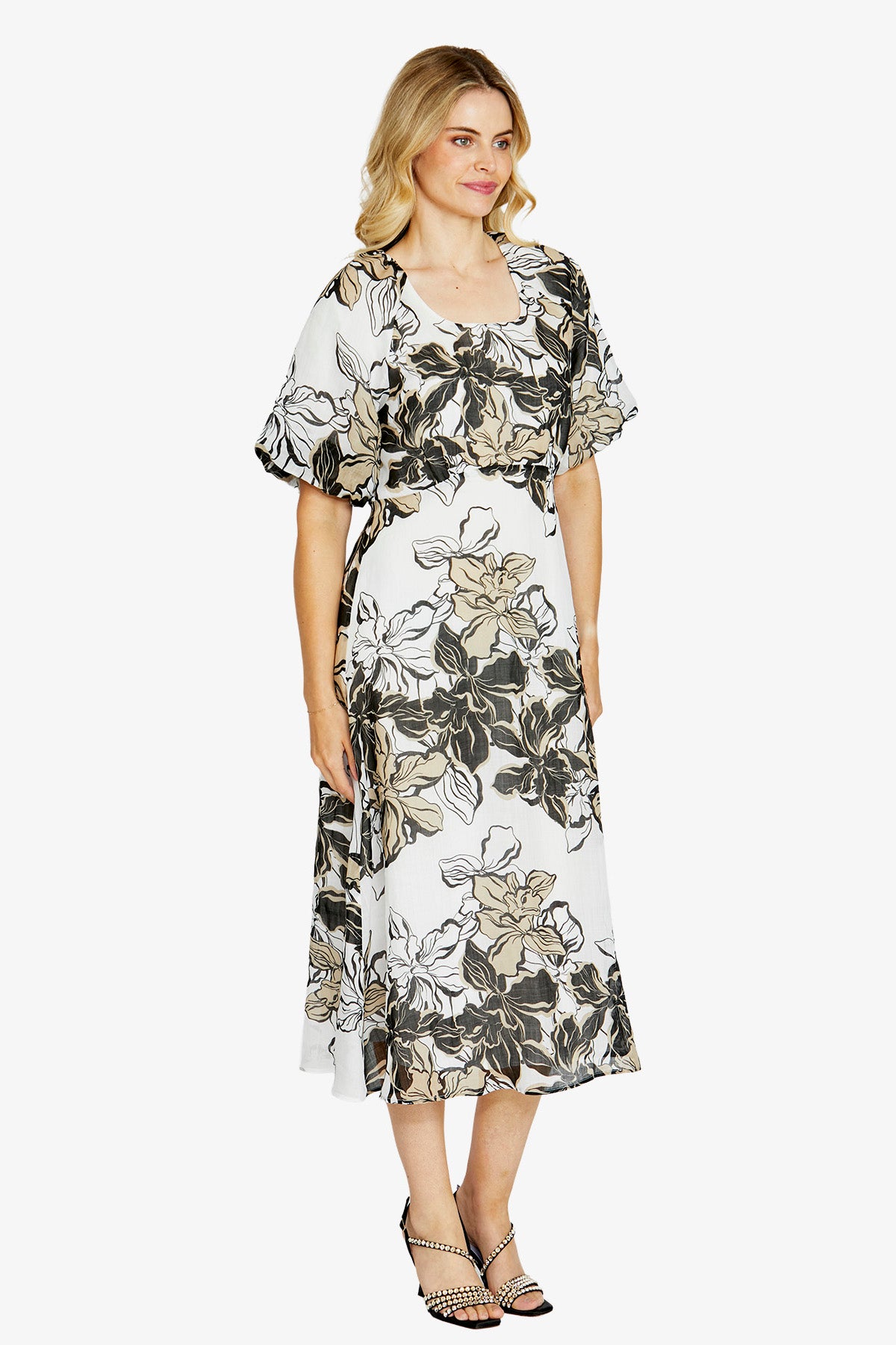 Ping Pong Eden Raglan Maxi Dress - Floral Races Print