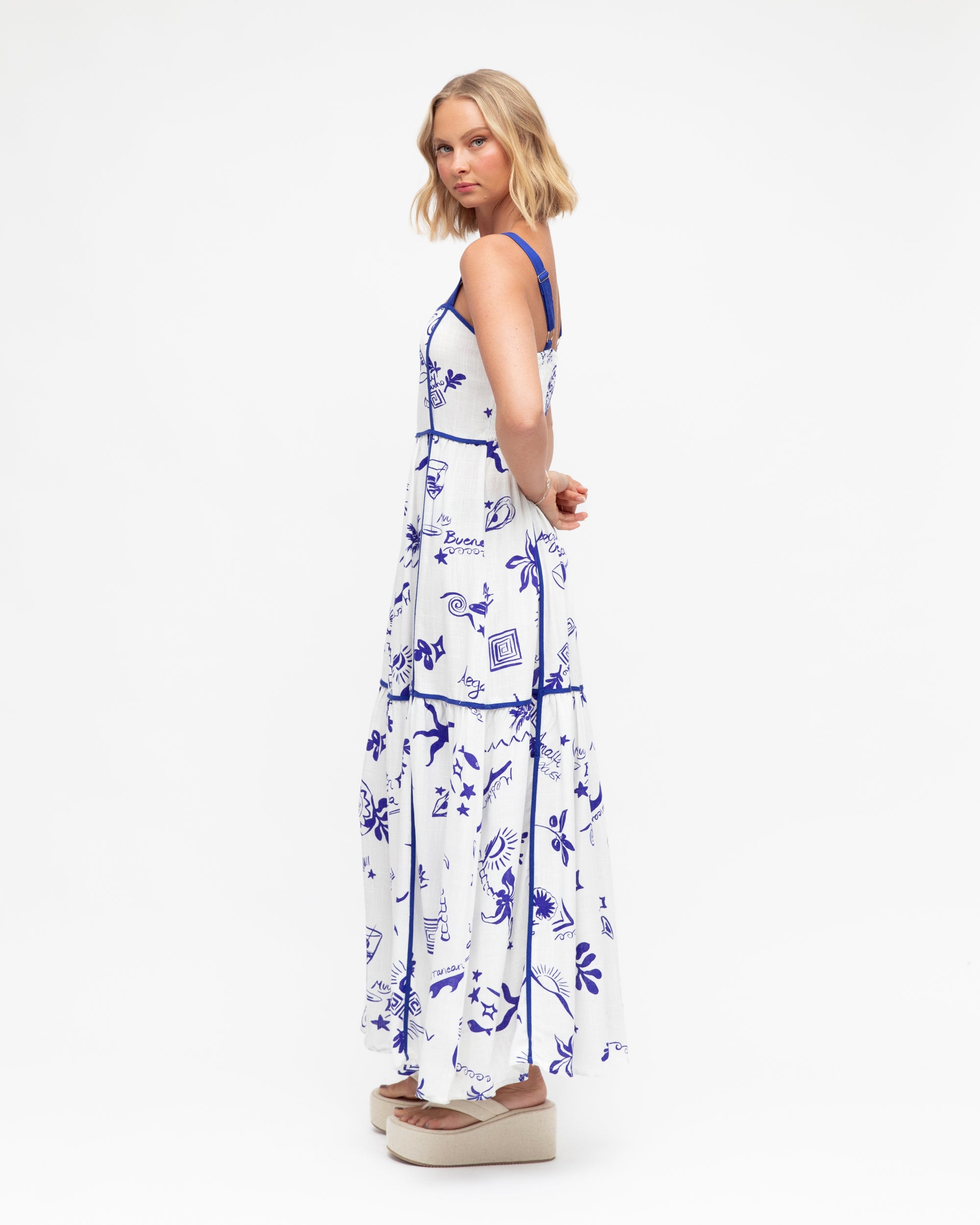 Paper Heart Biaritz Maxi Dress