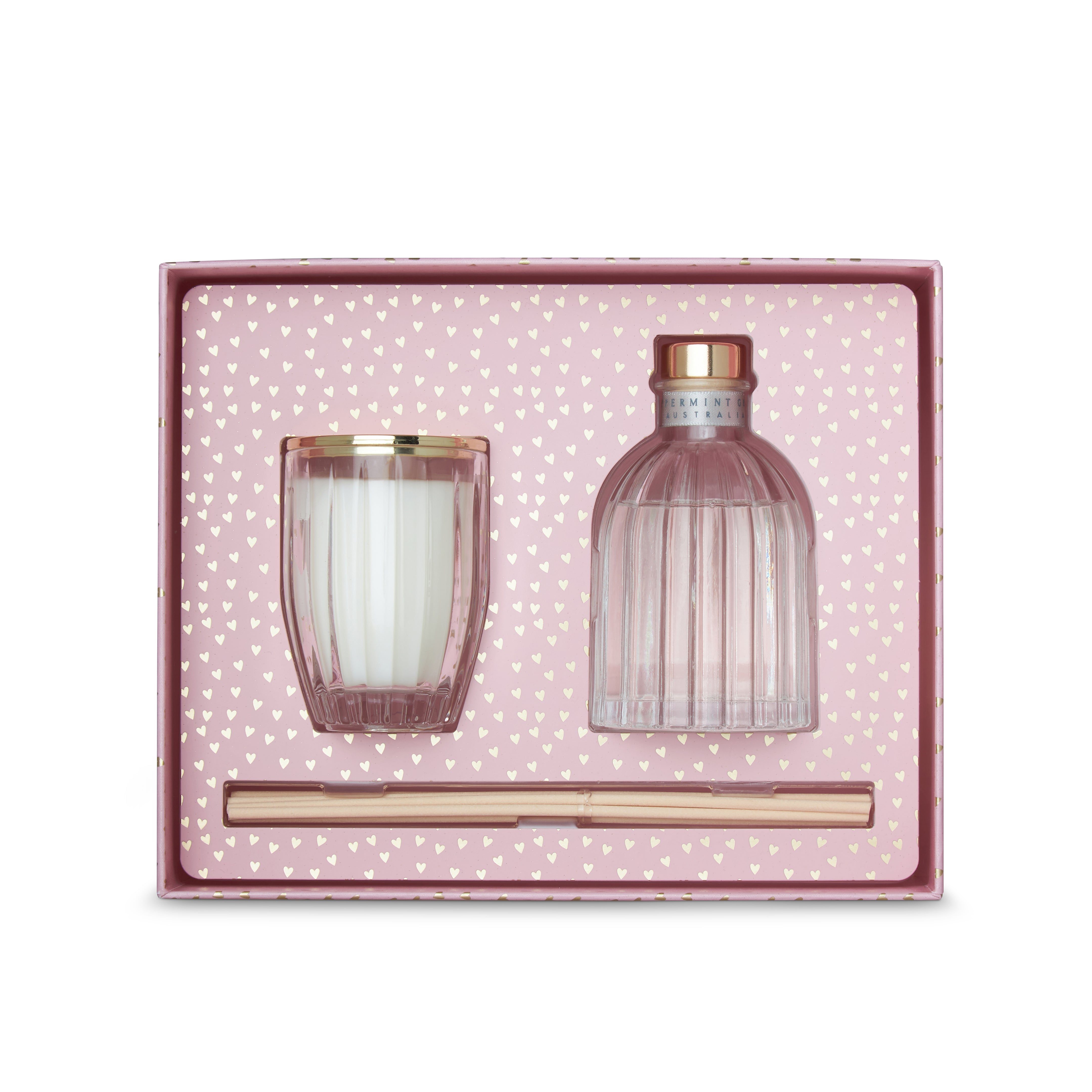 Peppermint Grove Passion Berry Pavlova Candle & Diffuser Gift Set