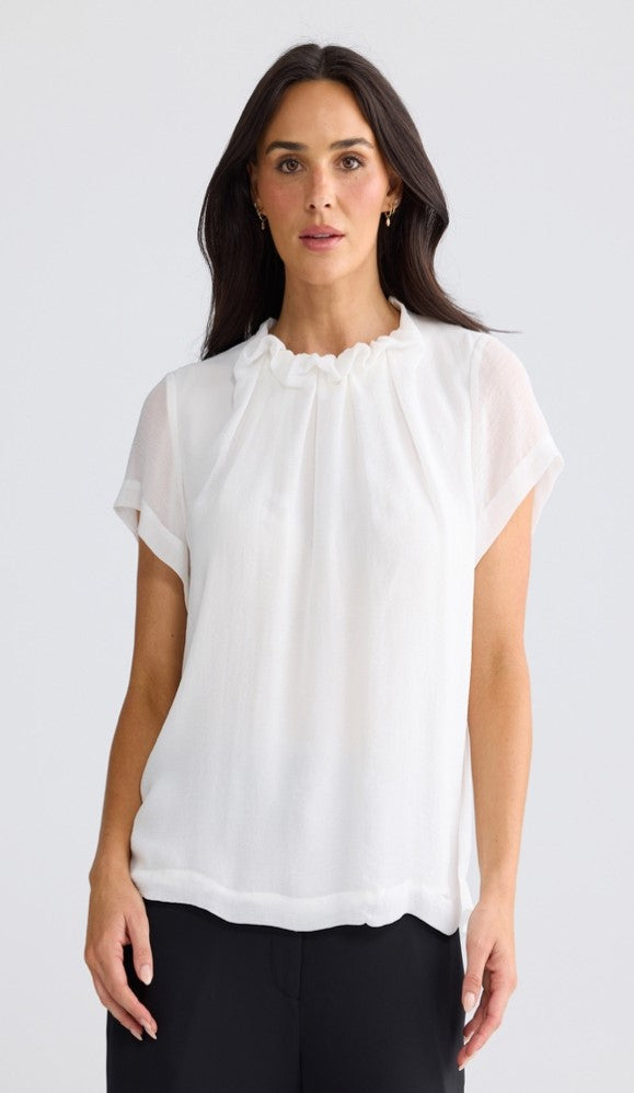 Brave+True Carina Blouse - White