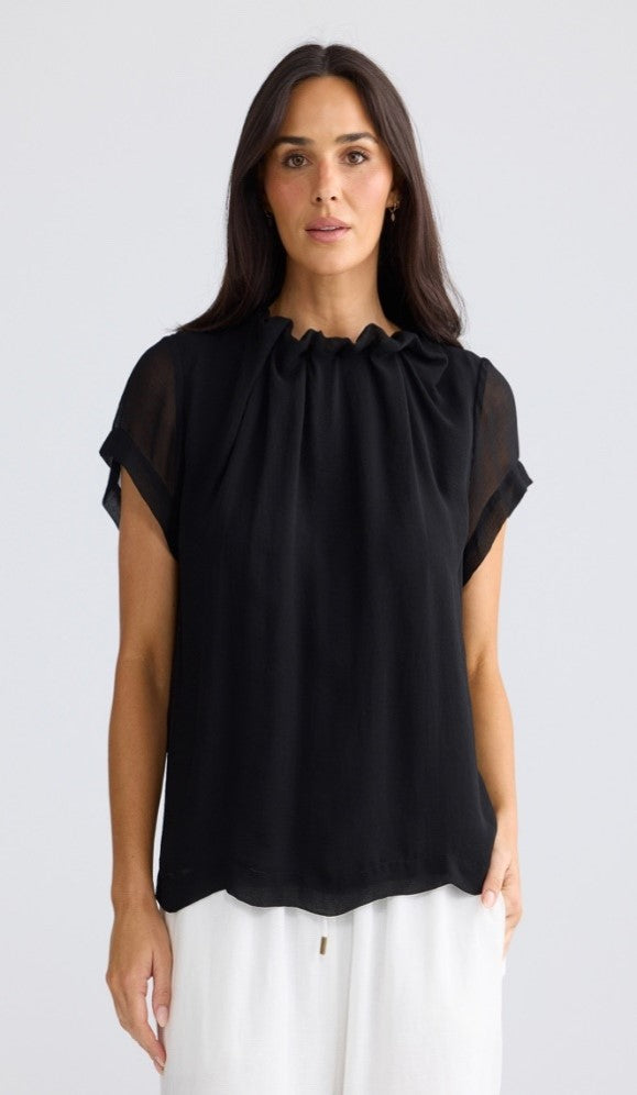 Brave+True Carina Blouse - Black