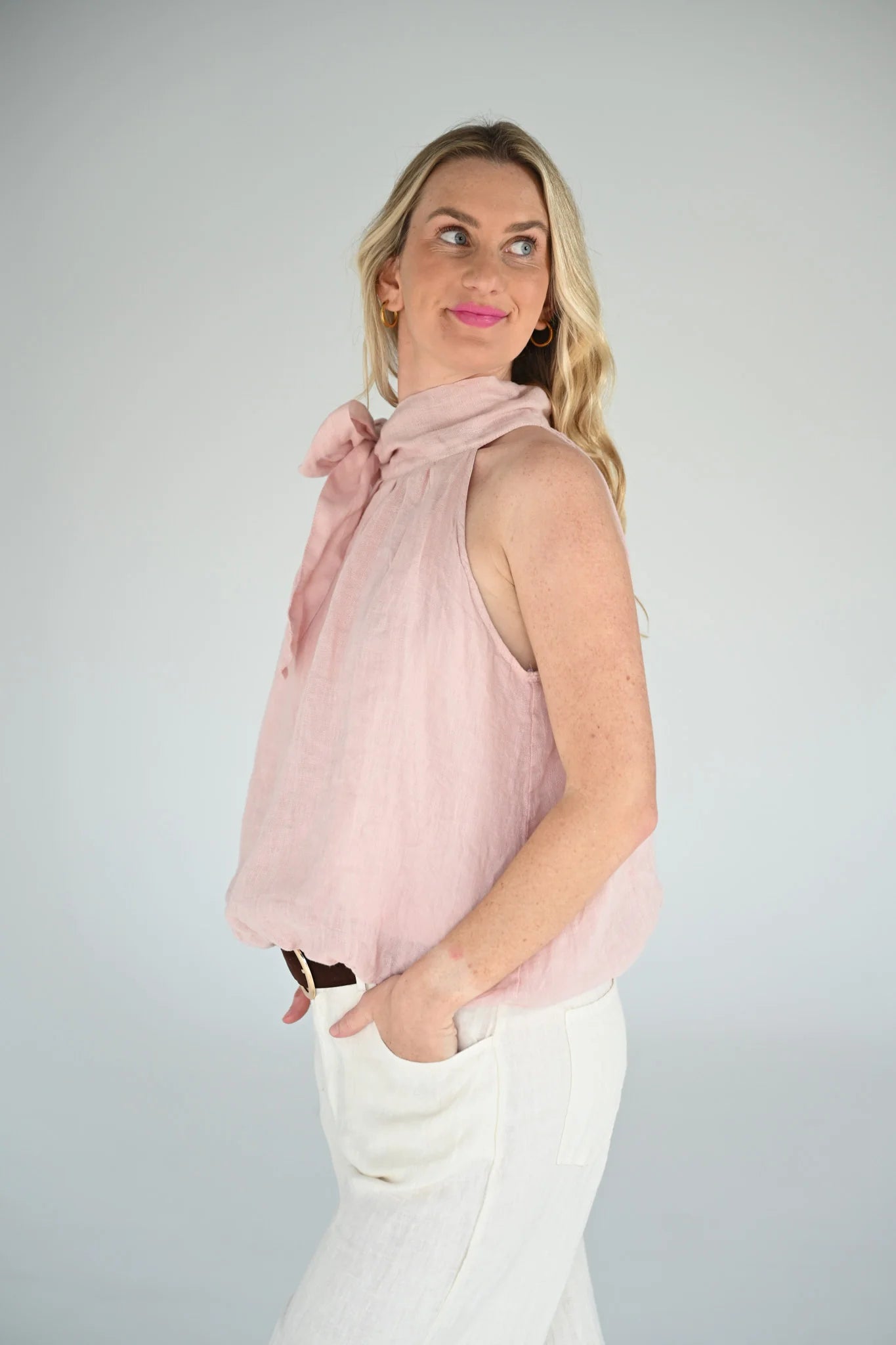 Portofino Elle Top - Pink