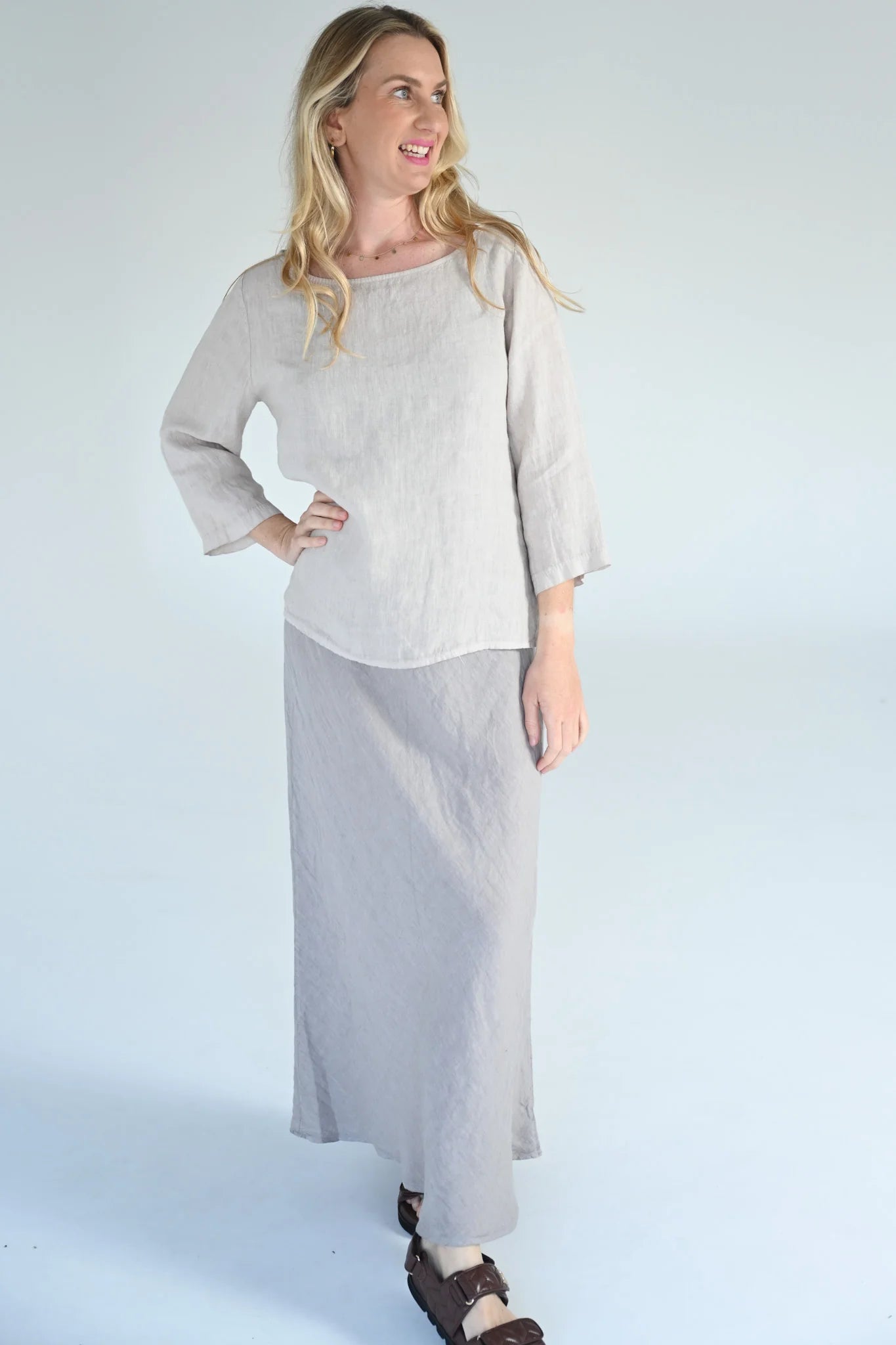 Portofino Kendra Top - Beige