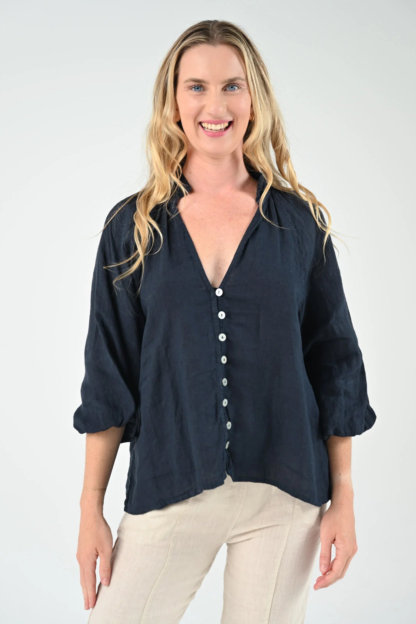 Portofino Cleo Top - Navy