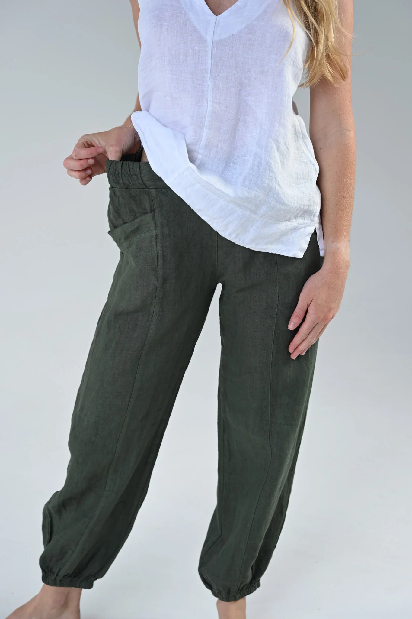Portofino Meg Pant - Khaki
