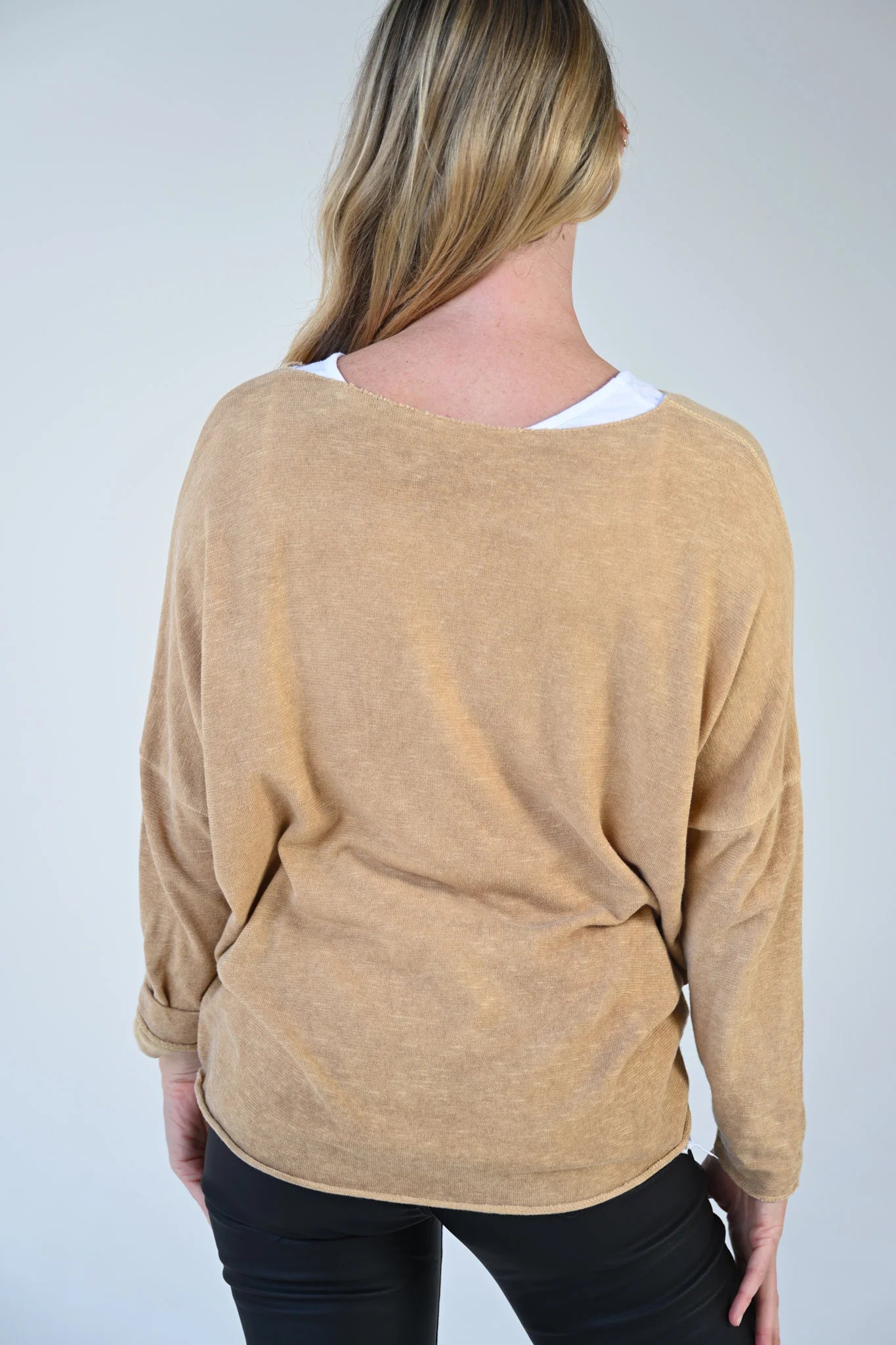 Portofino RAGLAN Top - Mustard