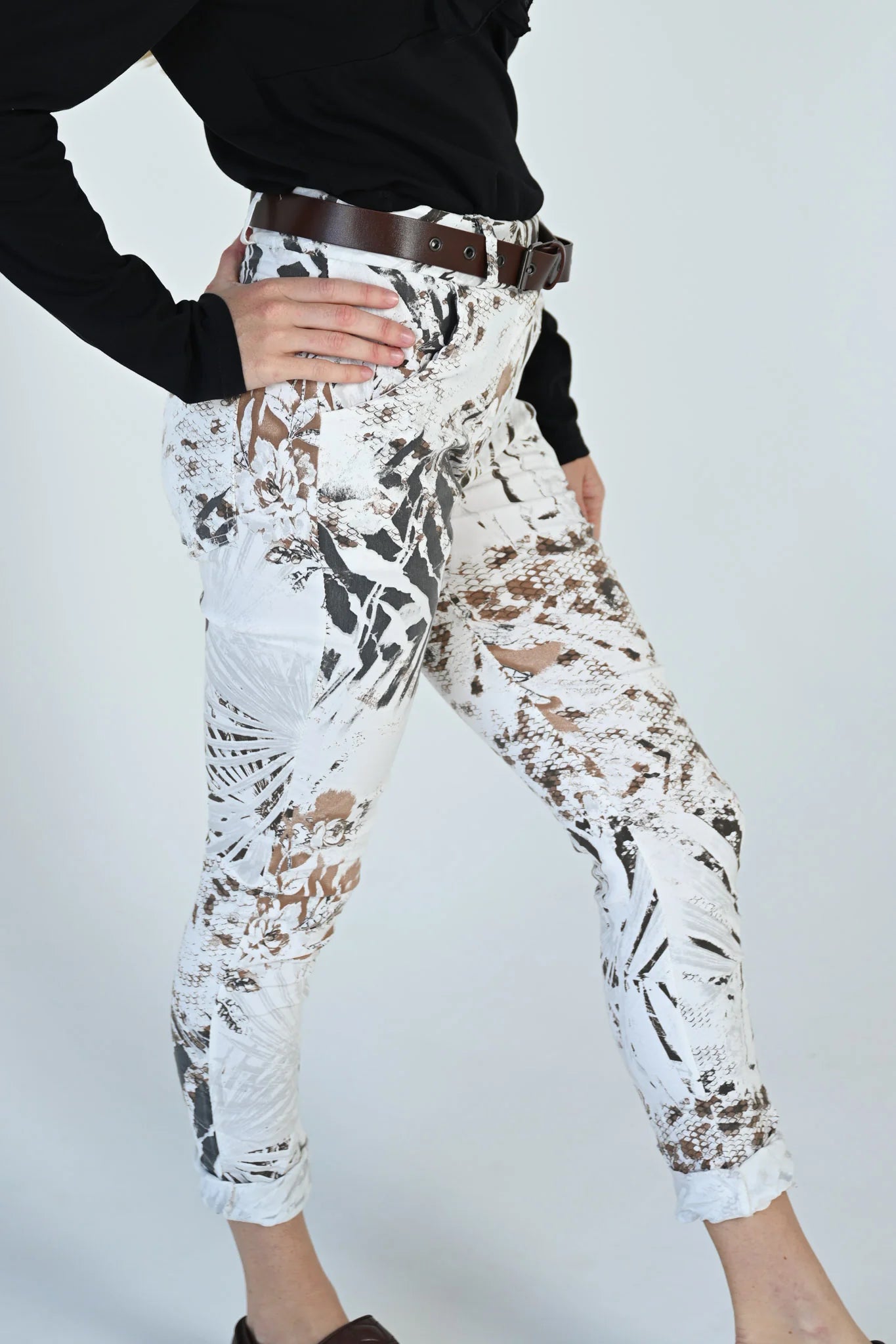 Portofino Bianco Jeans - White
