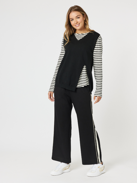 Threadz Vicky Vest - Black