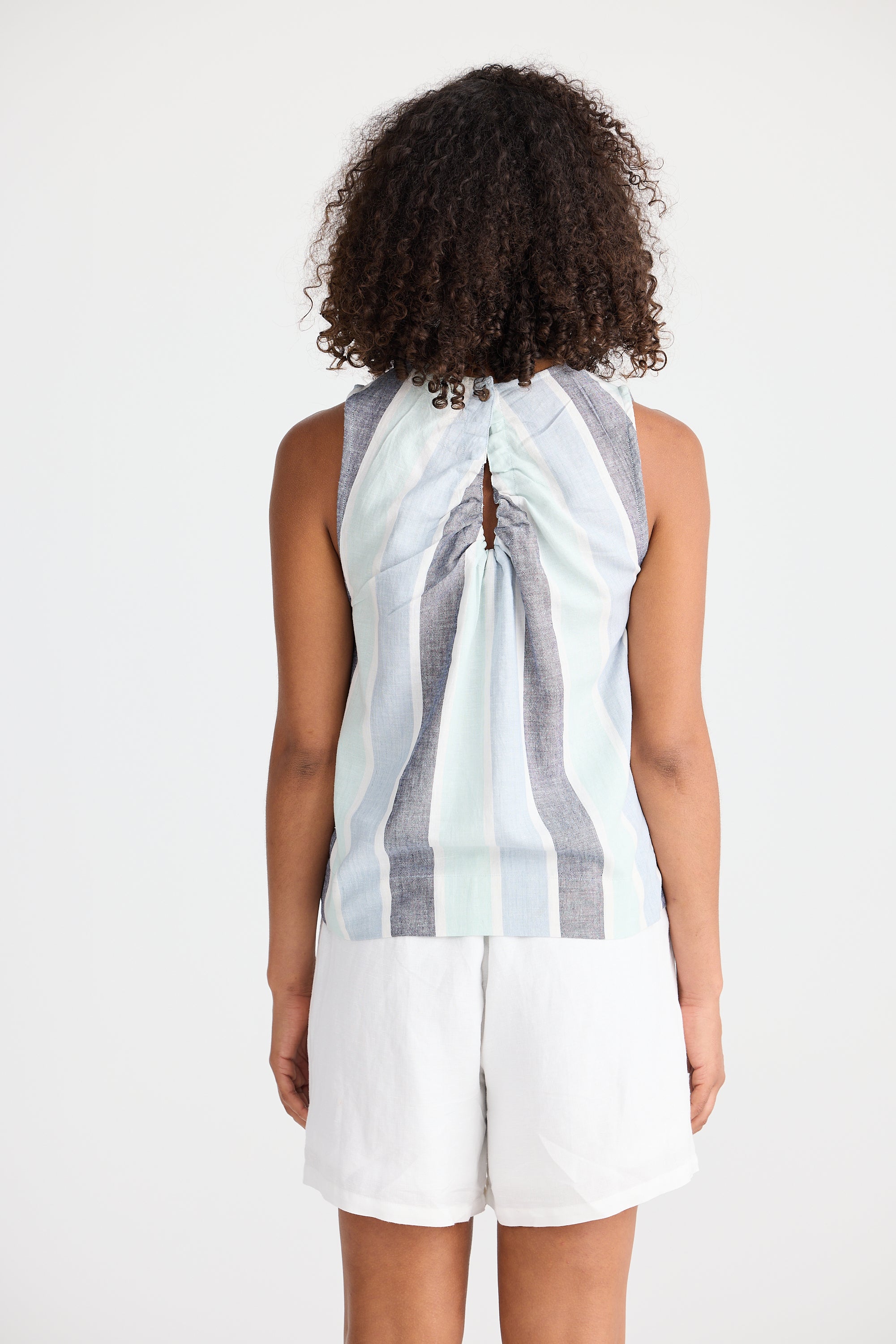 The Shanty Corp Keo Top - Tulip Stripe
