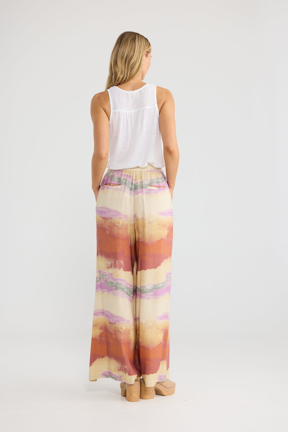 The Shanty Corp Positano Pants - Sand Dunes